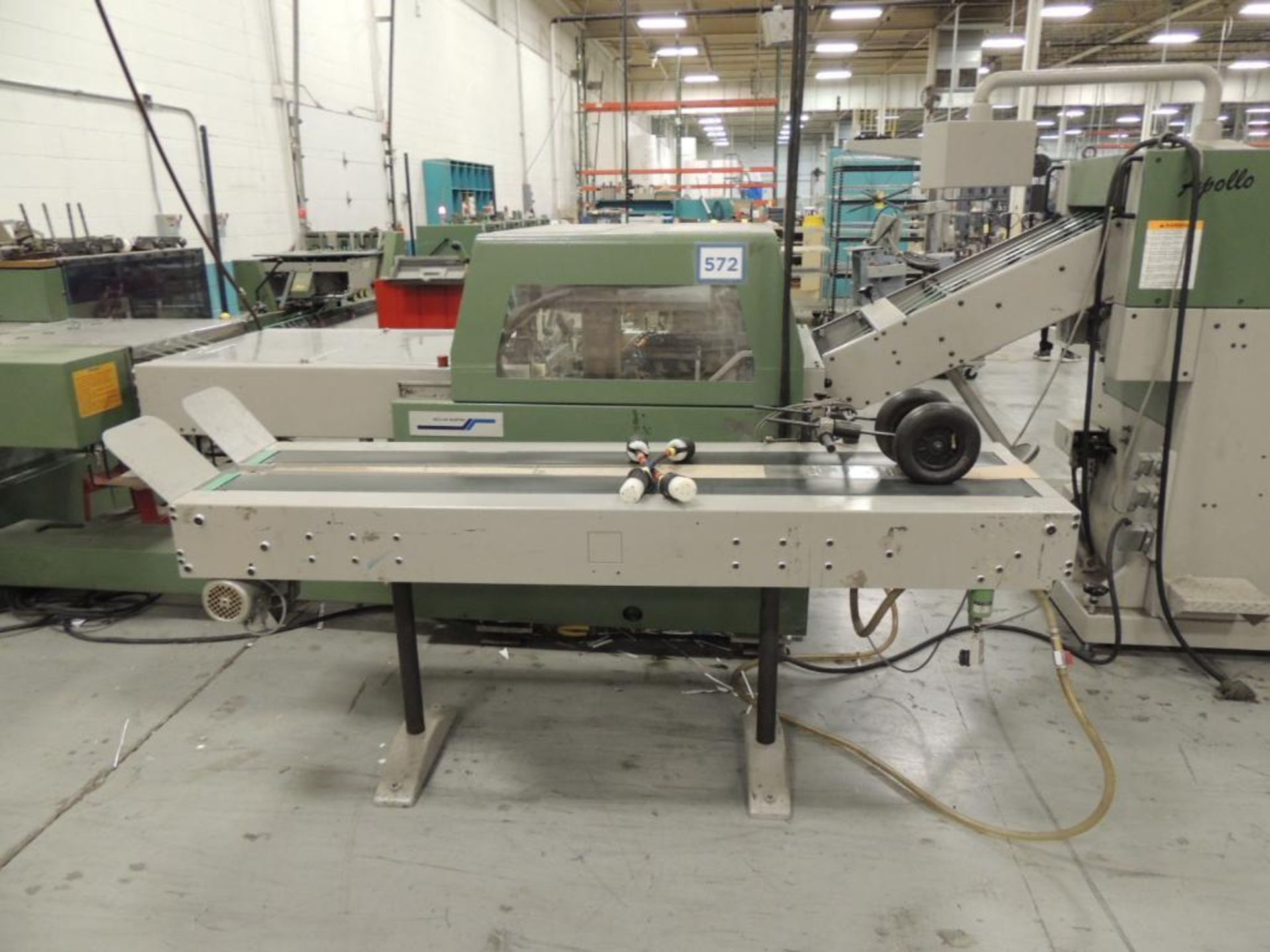 LOT: Muller Martini 335 Saddle Stitcher. Configured With 4-Pocket Collating Type 0306.400, New In 19 - Image 16 of 19