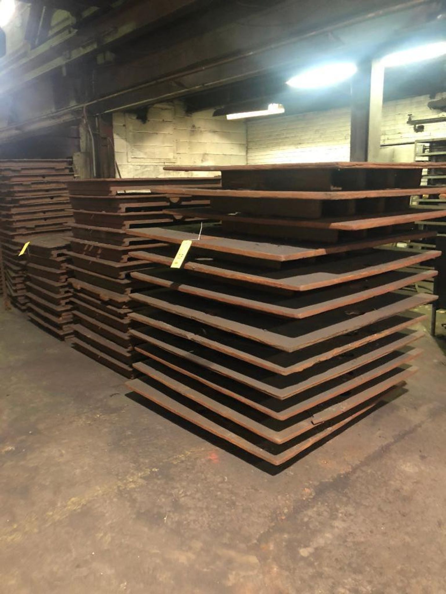 LOT: All Steel Bottom Boards in Building