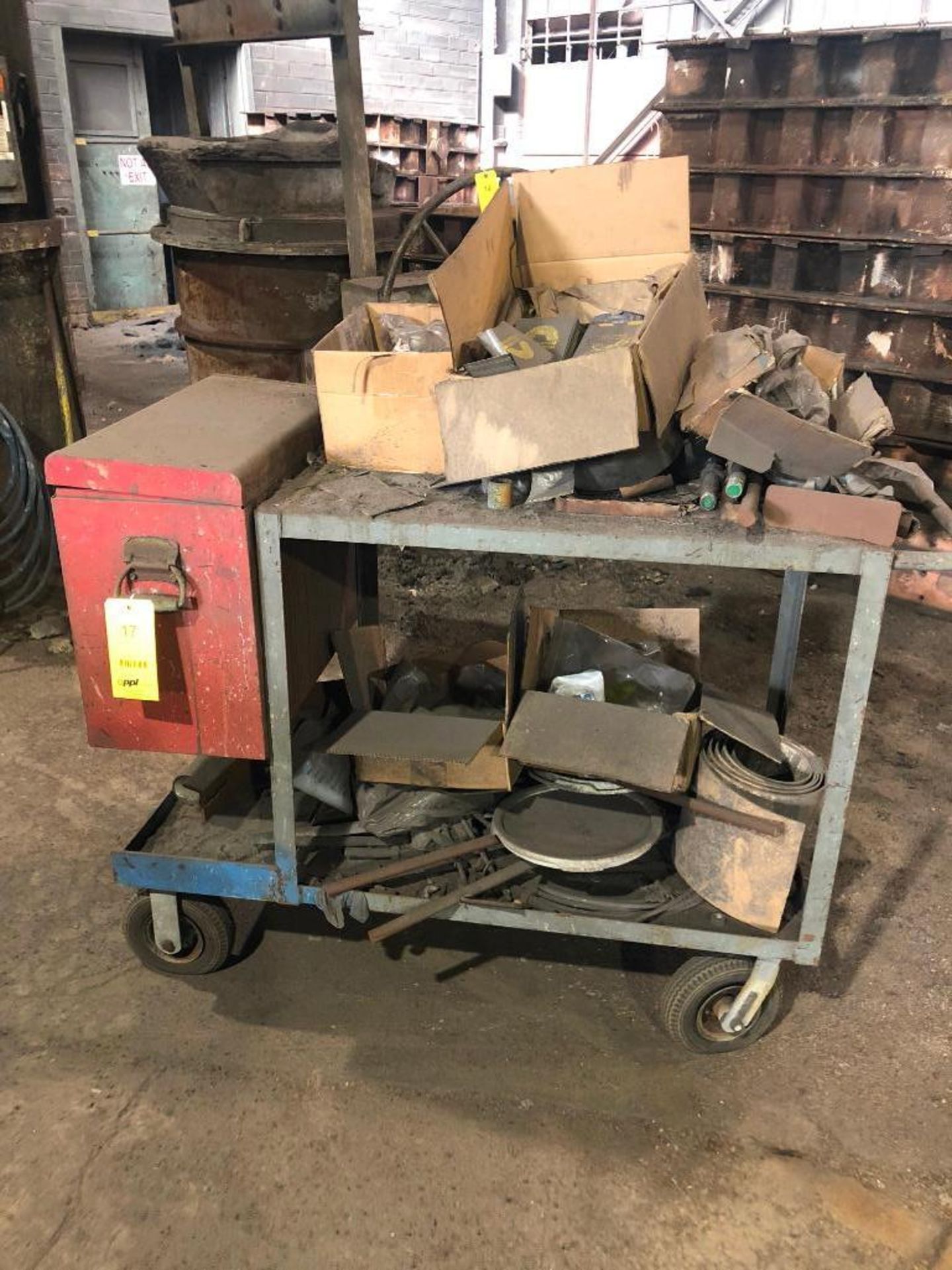 LOT: Portable Cart with Contents