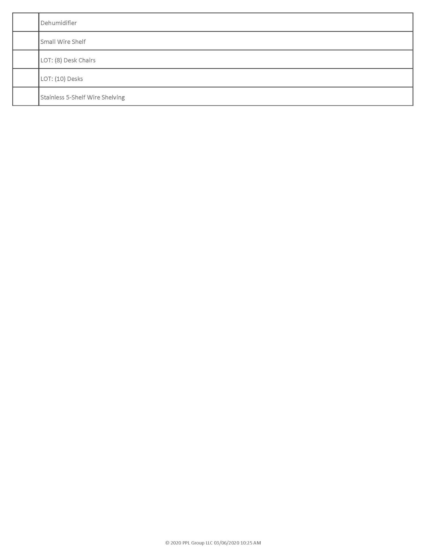 BULK OFFERING FOR WELLNESS & ASSESSMENT IP PLUS PHARMACY PACKAGING & OFFICE ASSETS (Please reference - Image 3 of 7