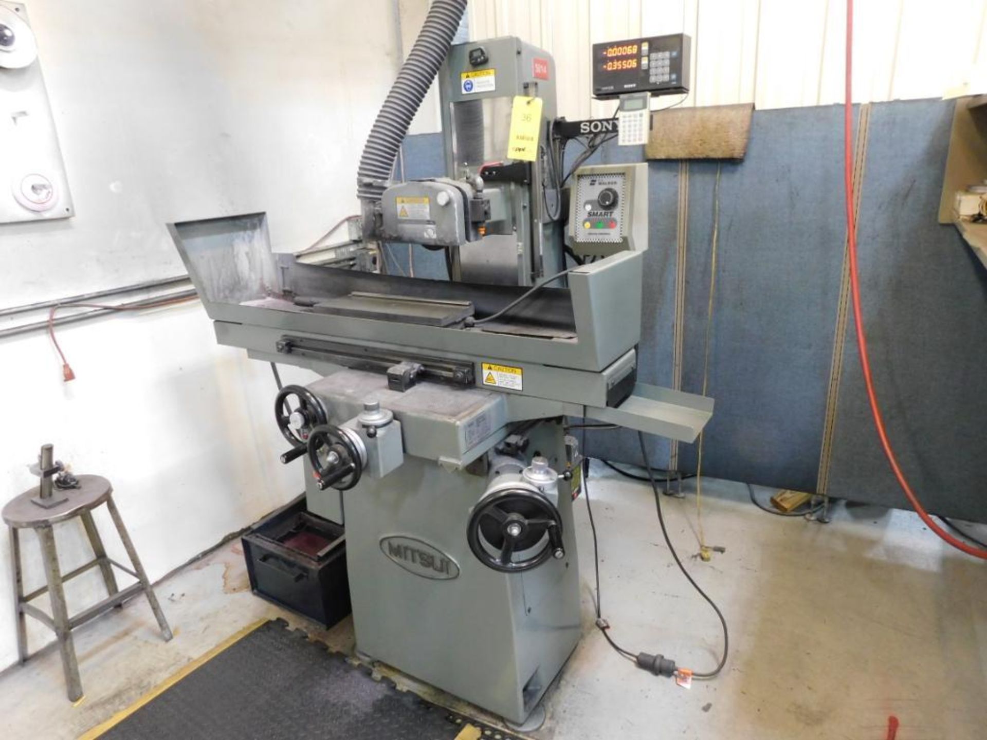 Mitsui 6 in. x 18 in. Surface Grinder, Model MSG-205MH, S/N 2002033586, 6 in. x 18 in. Electromagnet