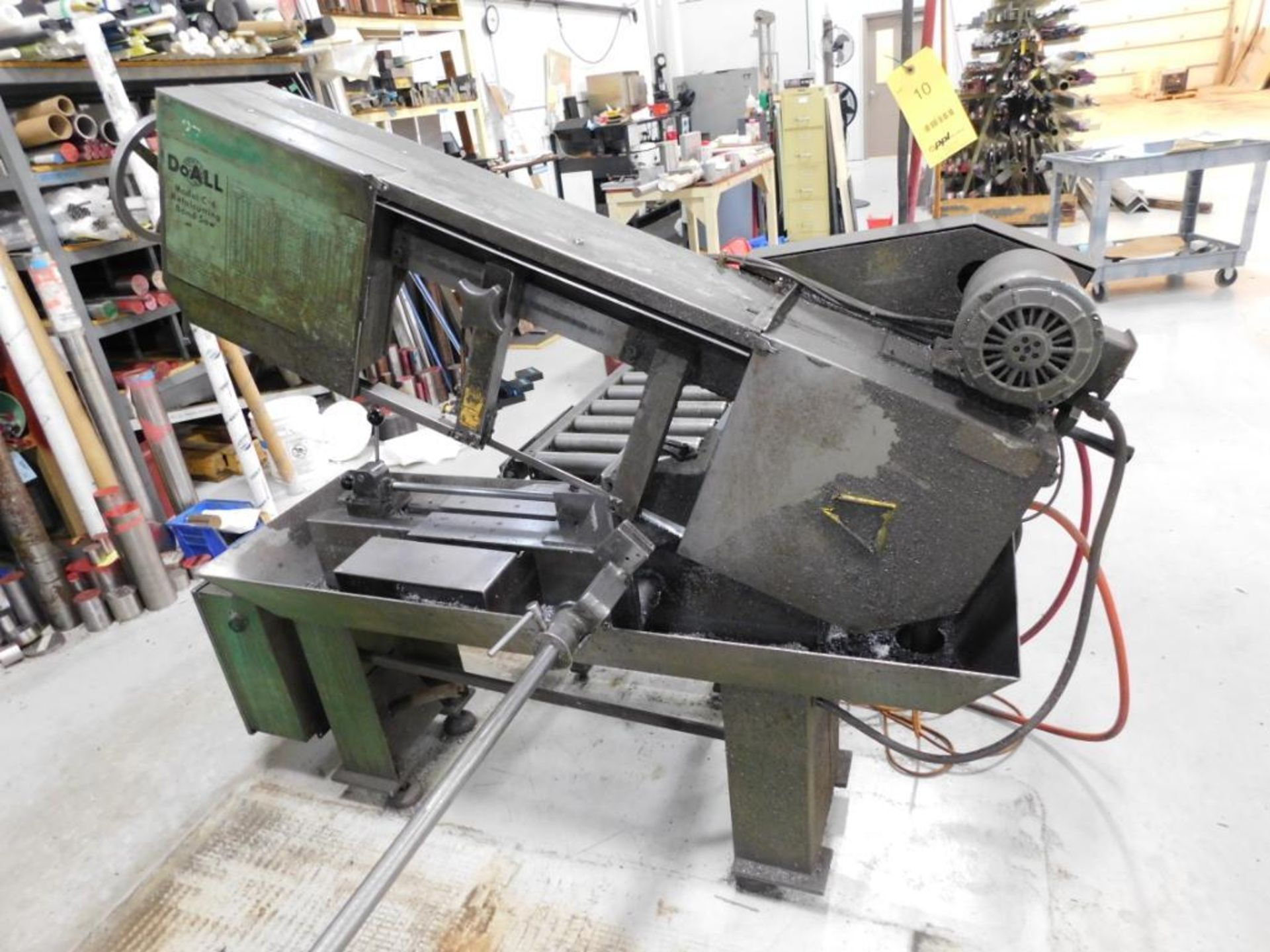 DoAll Model C-4 Metal Cutting Band Horizontal Saw, S/N 234-773152