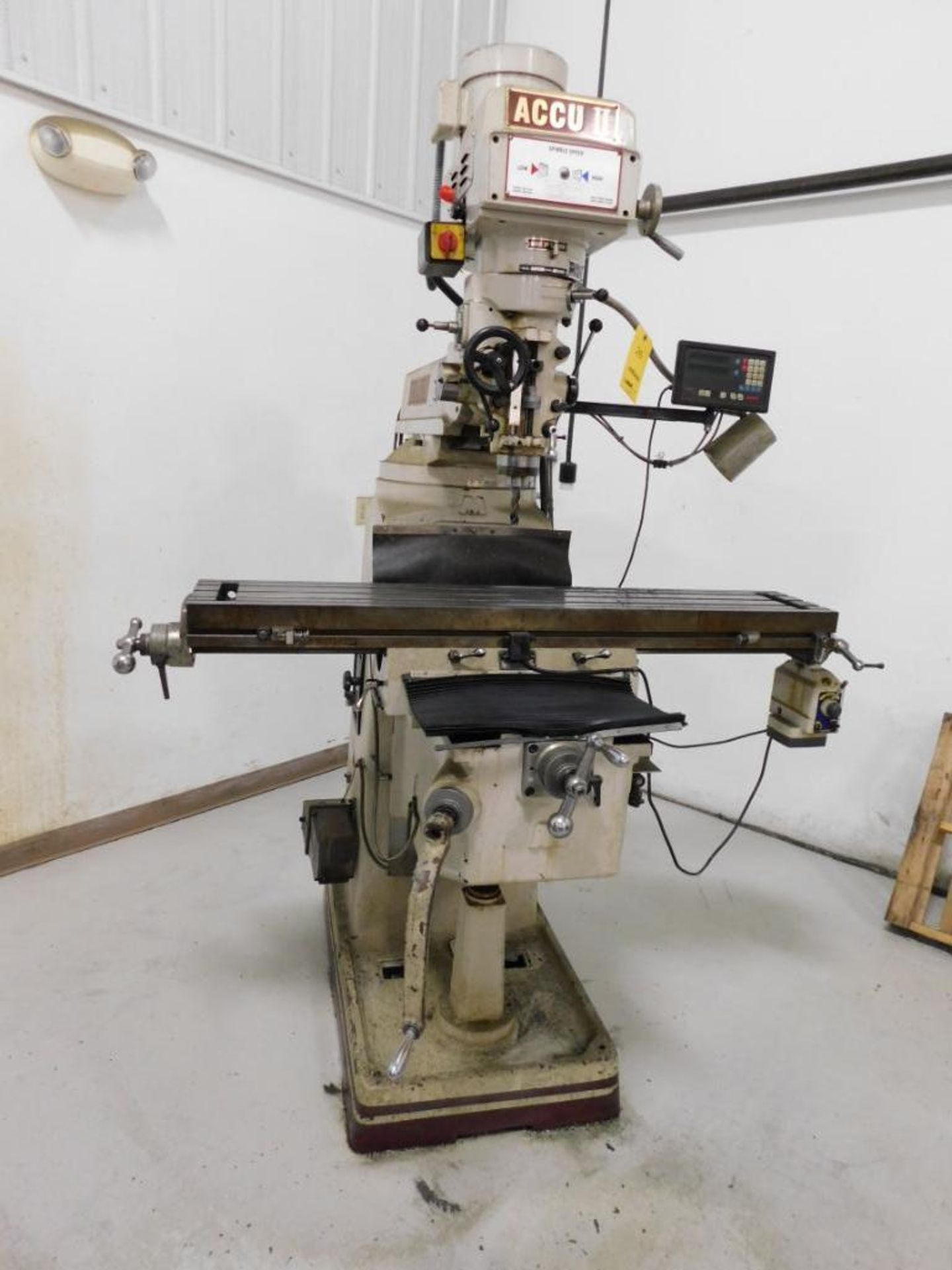 Accupath Variable Speed Milling Machine, Model Accu II, S/N 2001725 (1993), 3 HP, 30 in. X-Axis, 12 - Image 2 of 2