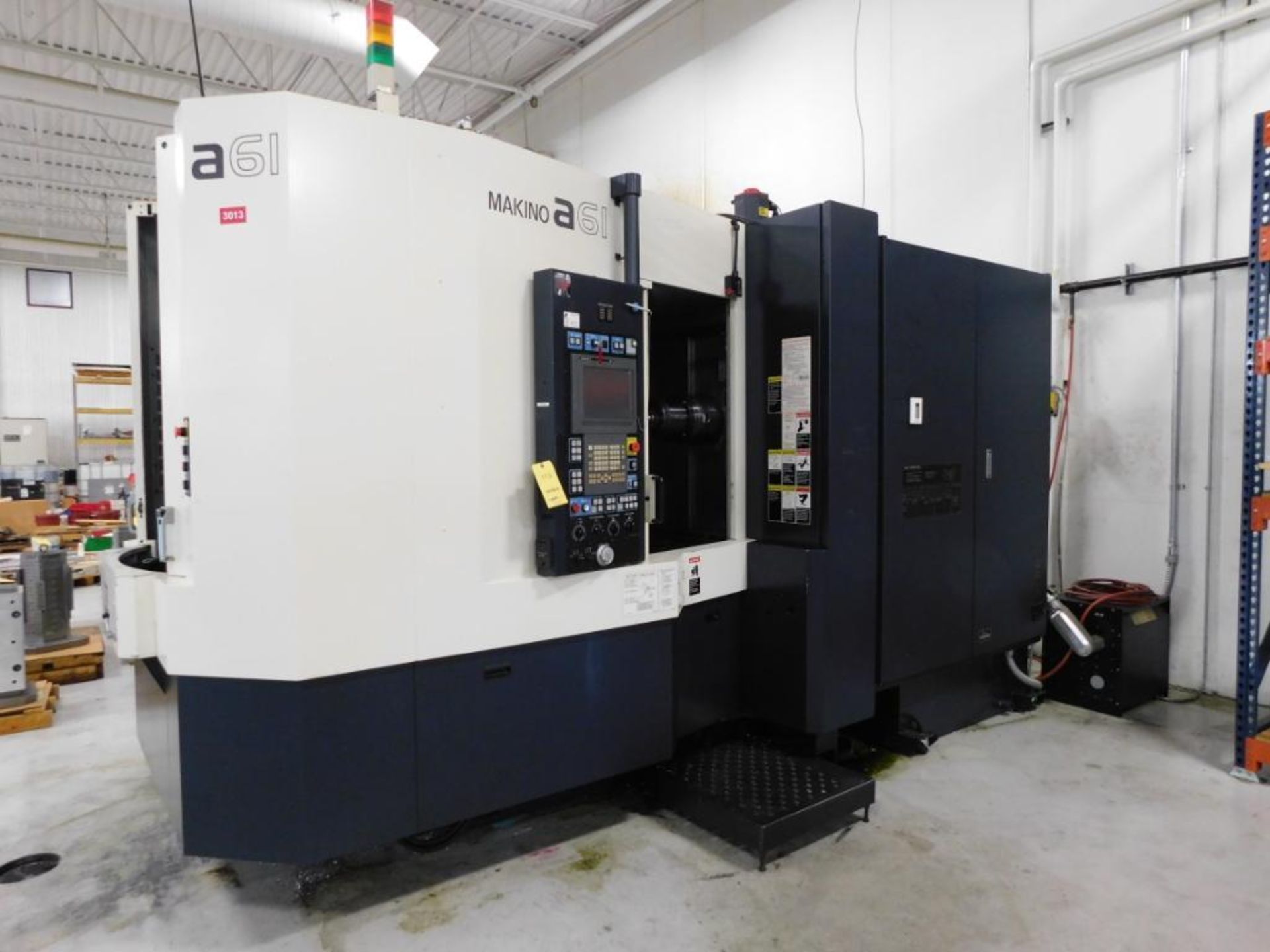 Makino CNC Horizontal Maching Center, Model A61, S/N 08-588 (2008), 12,000 RPM, 40 Taper, 15 HP, 19.