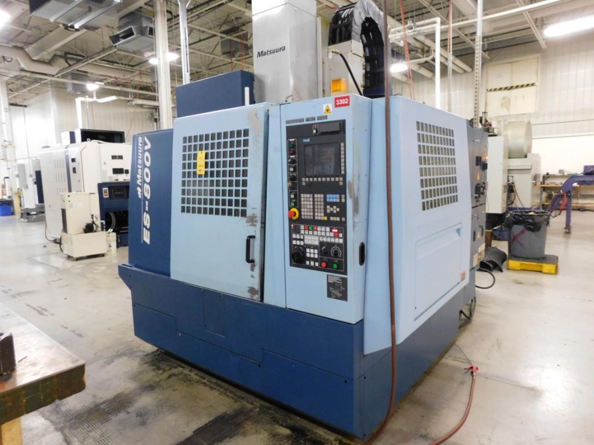 Matsuura CNC Vertical Machining Center, Model ES-800V, S/N 16180 (2005), 12,000 RPM, 30 HP, BT40, 45