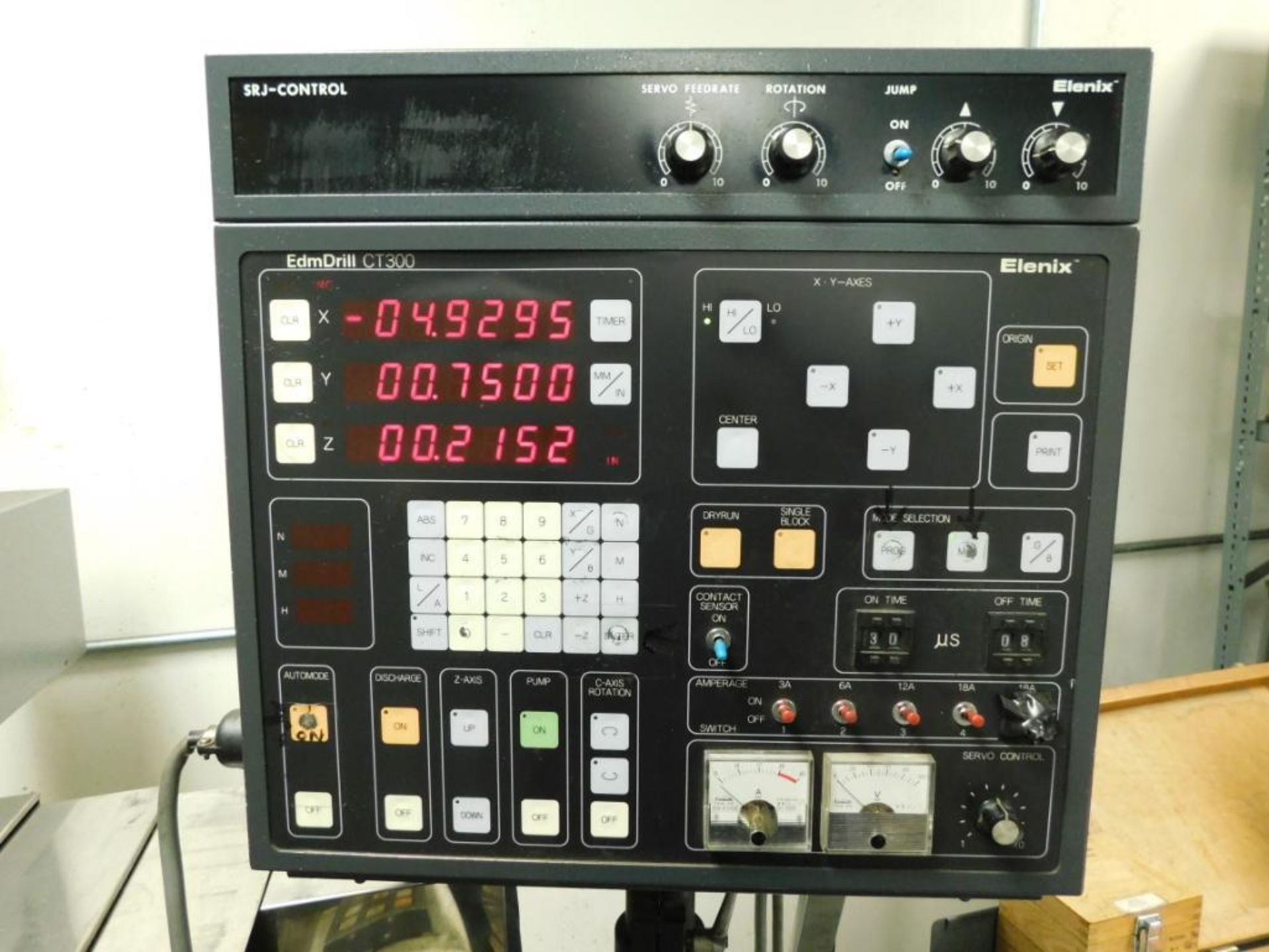 Current CNC Hole Drilling EDM Machine, Model CT300, S/N 84100 (1997), 12 in. X-Axis, 8 in. Y-Axis, 1 - Image 2 of 2