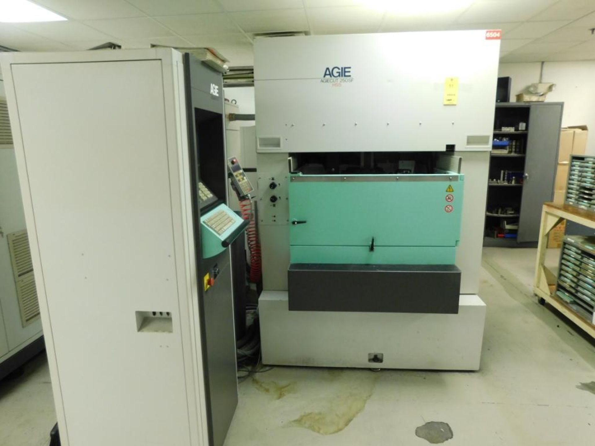 Agie CNC Wire EDM Machine, Model AgieCut 250 HSS, S/N 234-010 (1998), 15.74 in. X-Axis, 9.84 in. Y-A - Image 2 of 4