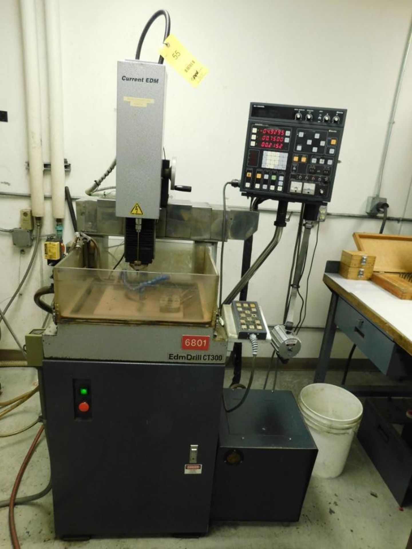 Current CNC Hole Drilling EDM Machine, Model CT300, S/N 84100 (1997), 12 in. X-Axis, 8 in. Y-Axis, 1