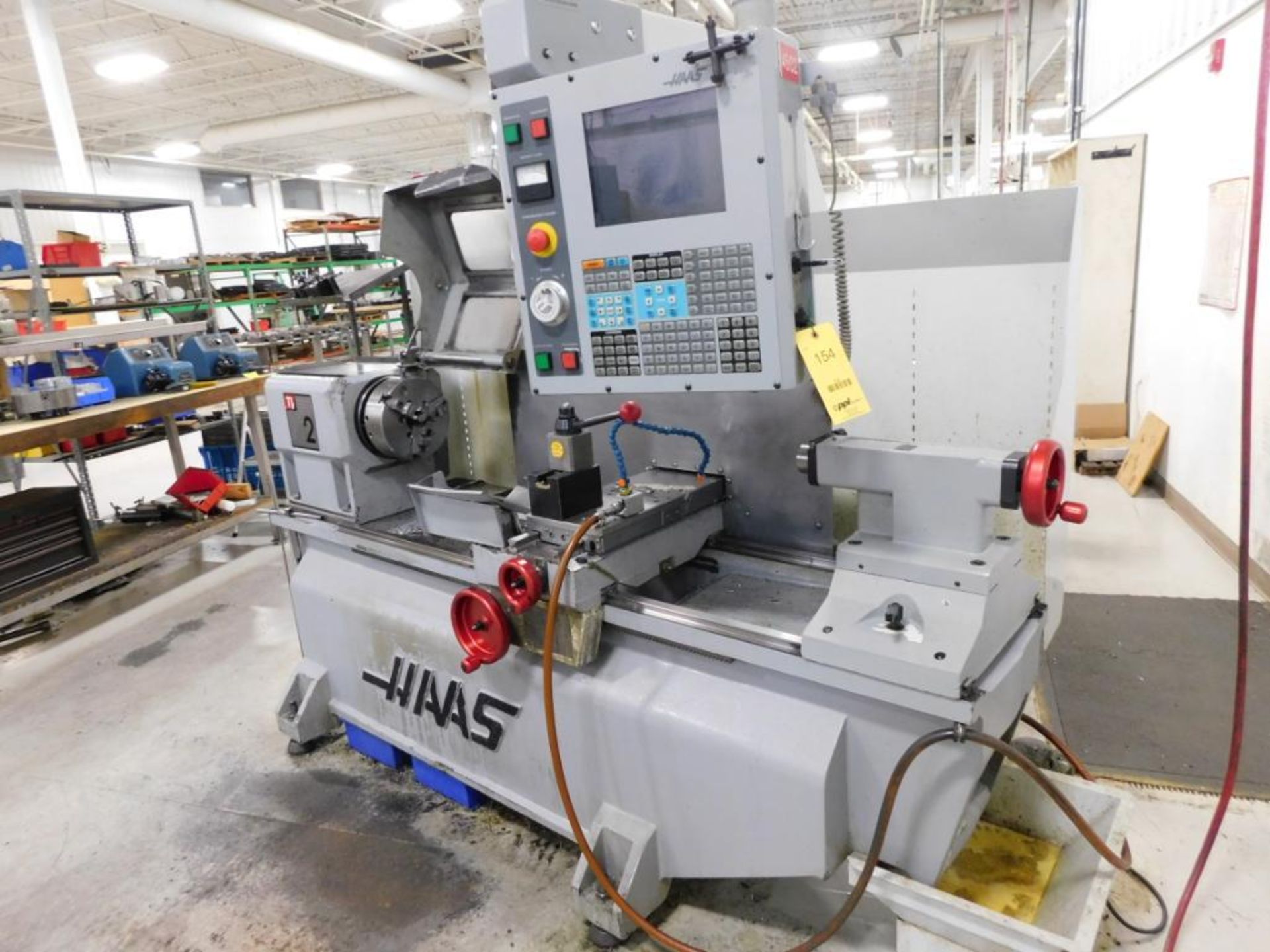 Haas CNC Lathe, Model l2, S/N 70438 (2013), 1800 PM, 12 HP, 10 in. Chuck, 16 in. x 48 in., 8 in. X-A - Image 2 of 4