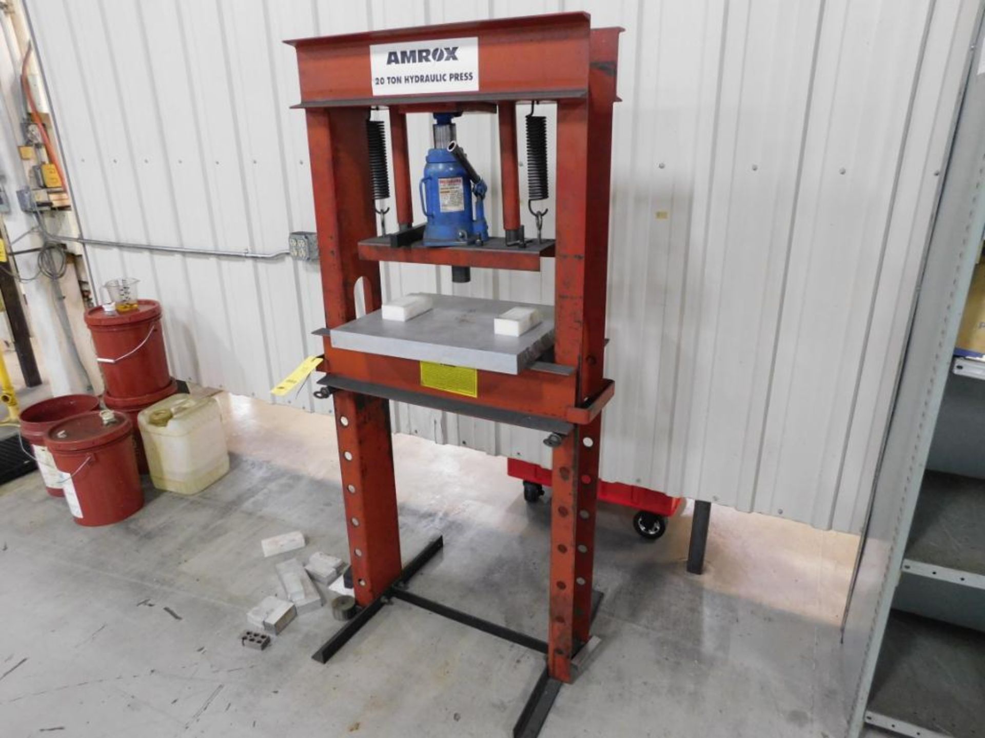 Amrox 20 Ton Hydraulic H-Frame Shop Press