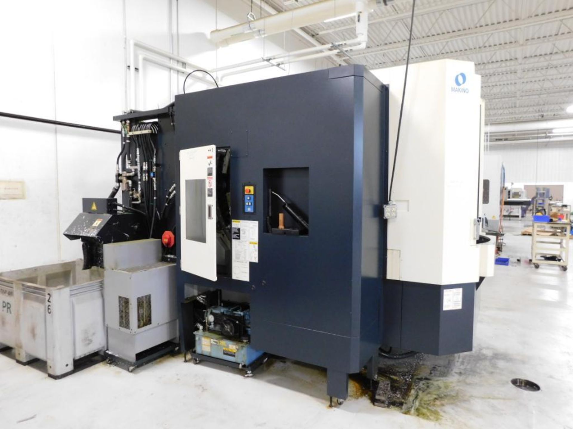 Makino CNC Horizontal Maching Center, Model A61, S/N 08-588 (2008), 12,000 RPM, 40 Taper, 15 HP, 19. - Image 3 of 7