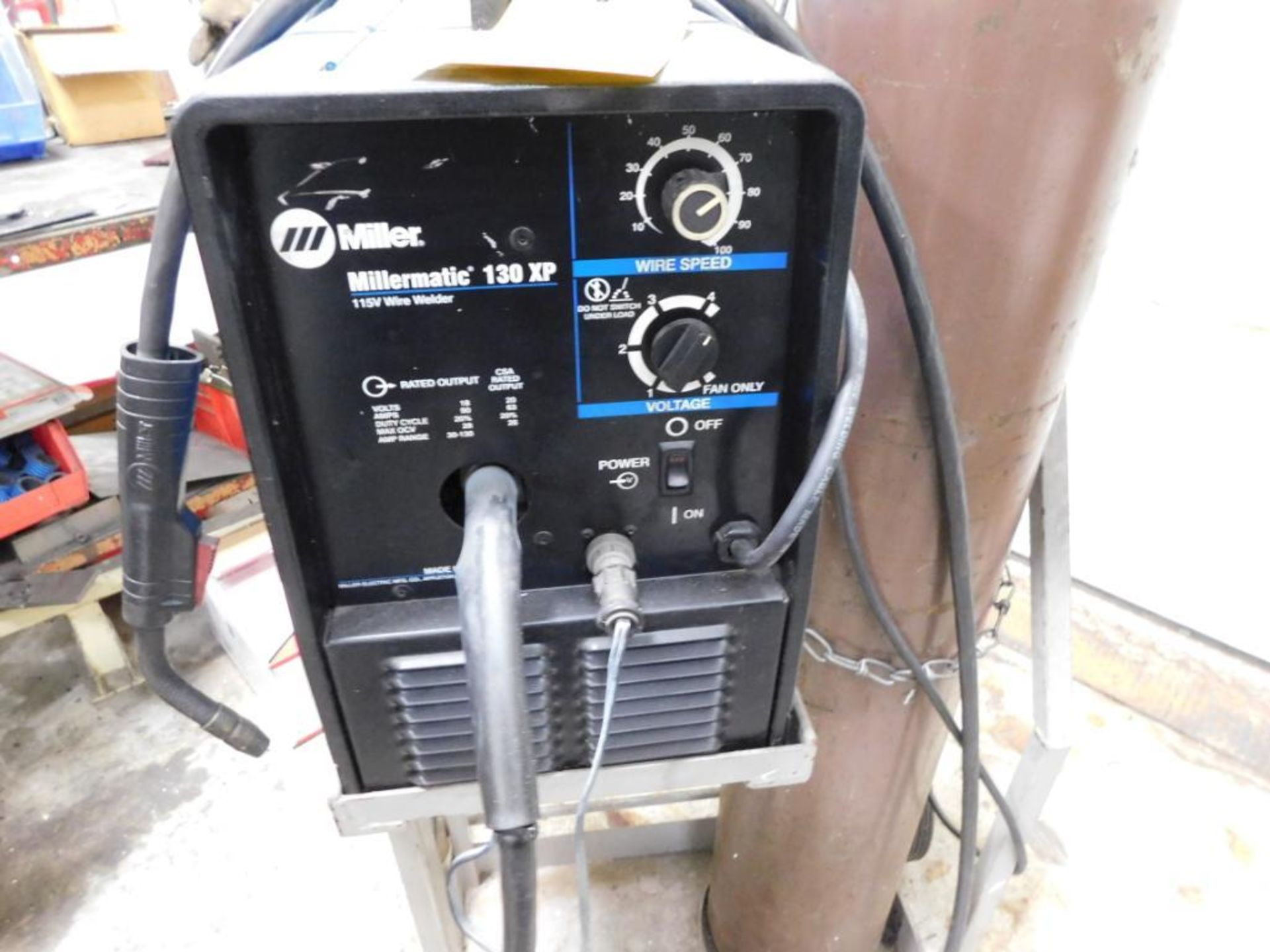 Miller Millermatic Wire Welder Model 130XP, Mig Portable (No Bottle) 115 Volt - Image 2 of 2