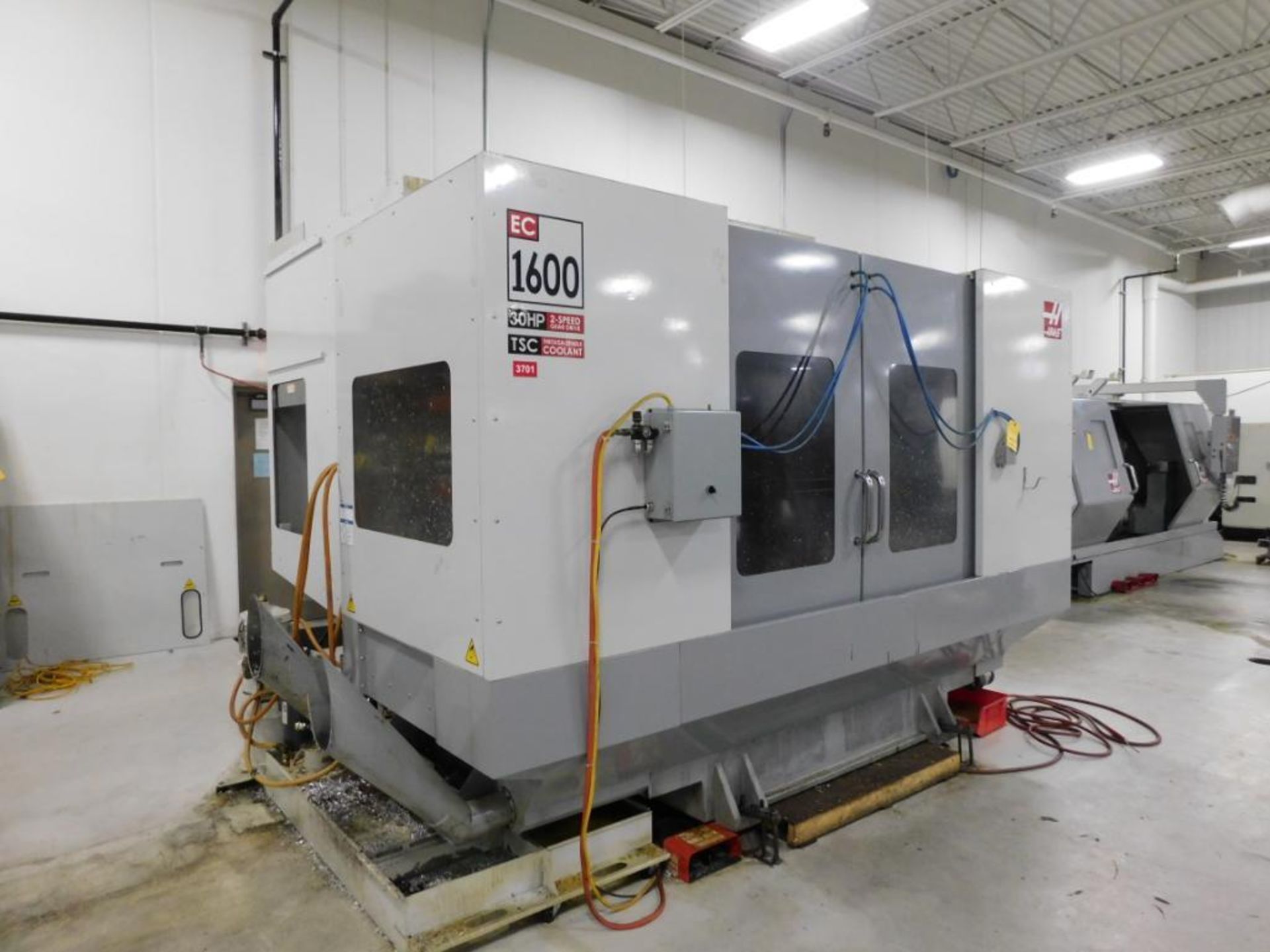 Haas 4-Axis CNC Horizontal Machining Center, Model EC-1600-4X, S/N 2052236 (2007), 6000 RPM, 50 Tape