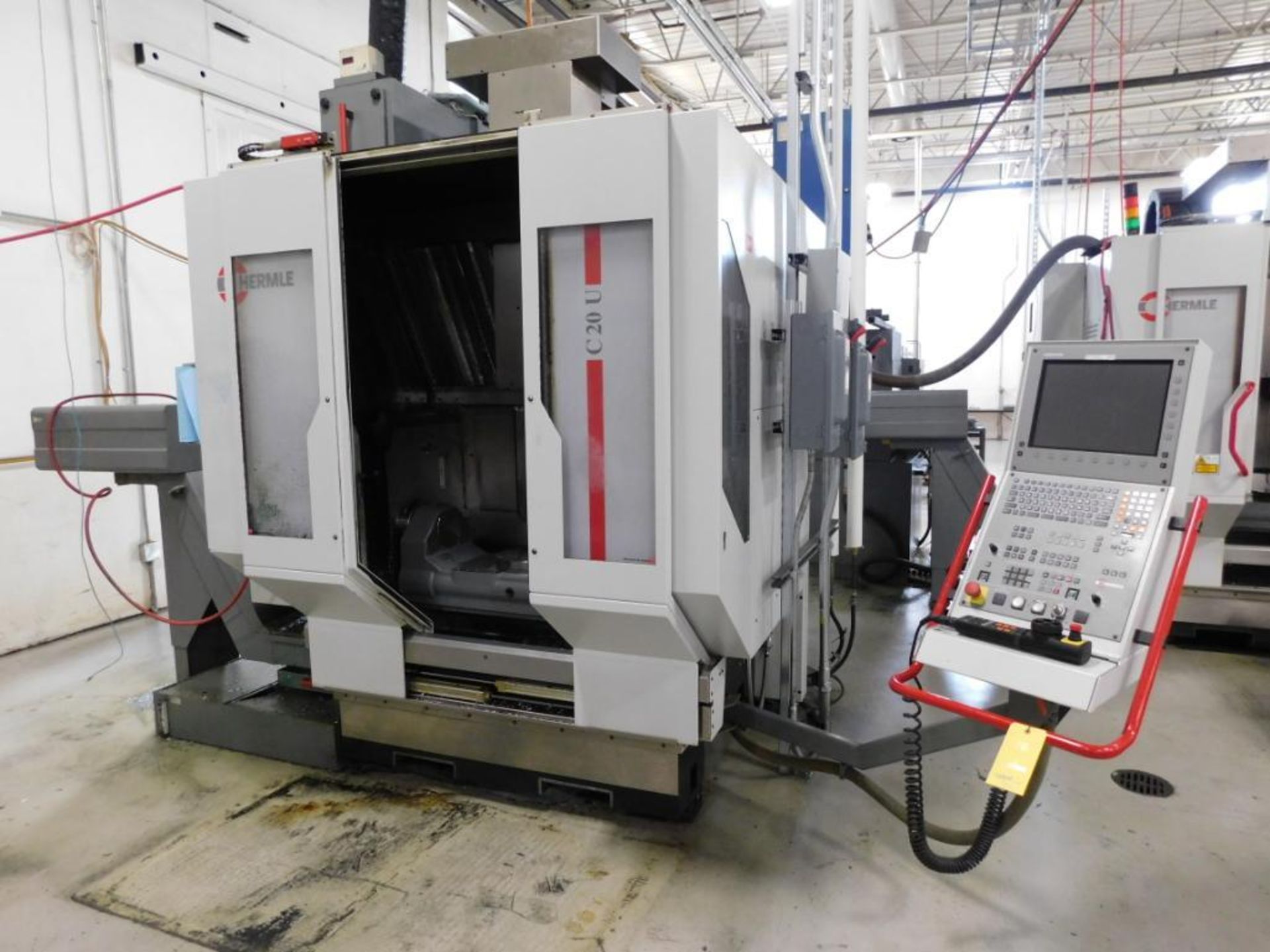 Hermle 5-Axis CNC Vertical Machining Center, Model C20U, S/N 17955 (2006), 16,000 RPM, 20 HP, HSK63,