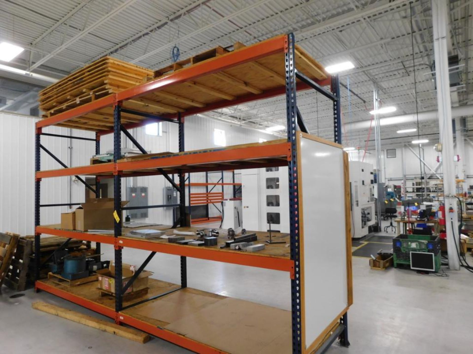 LOT: (2) Sections of 10 ft. x 8 ft. x 48 in. Pallet Rack w/Contents of ...