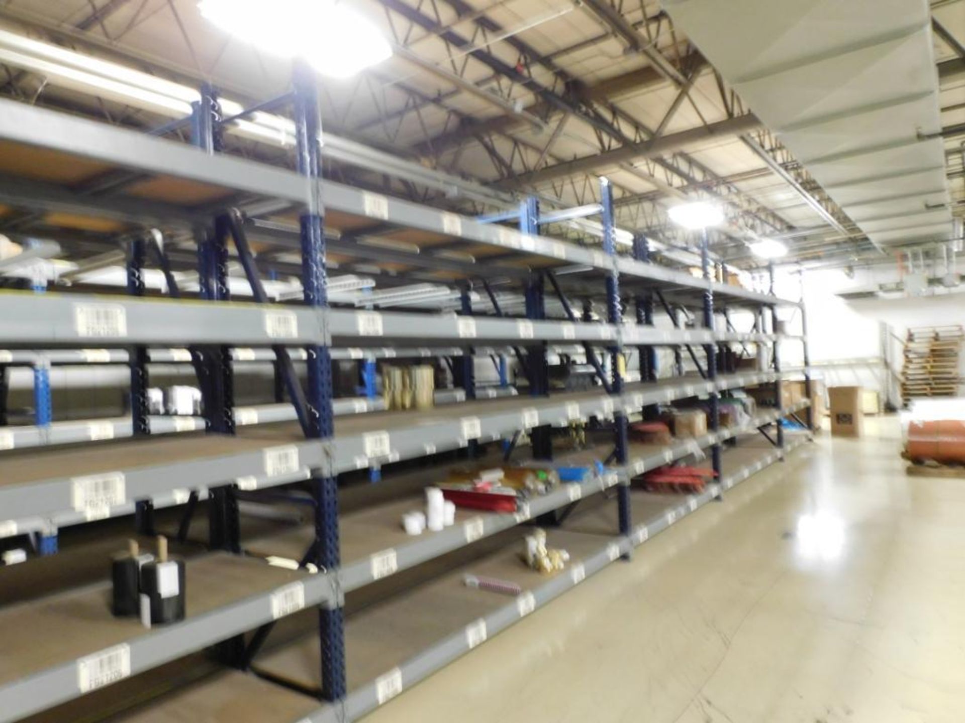 LOT: (24) Sections Pallet Racking w/(5) Shelves per Section, 10 ft. length x 30 in. Wide x 10 ft. Hi - Image 2 of 5