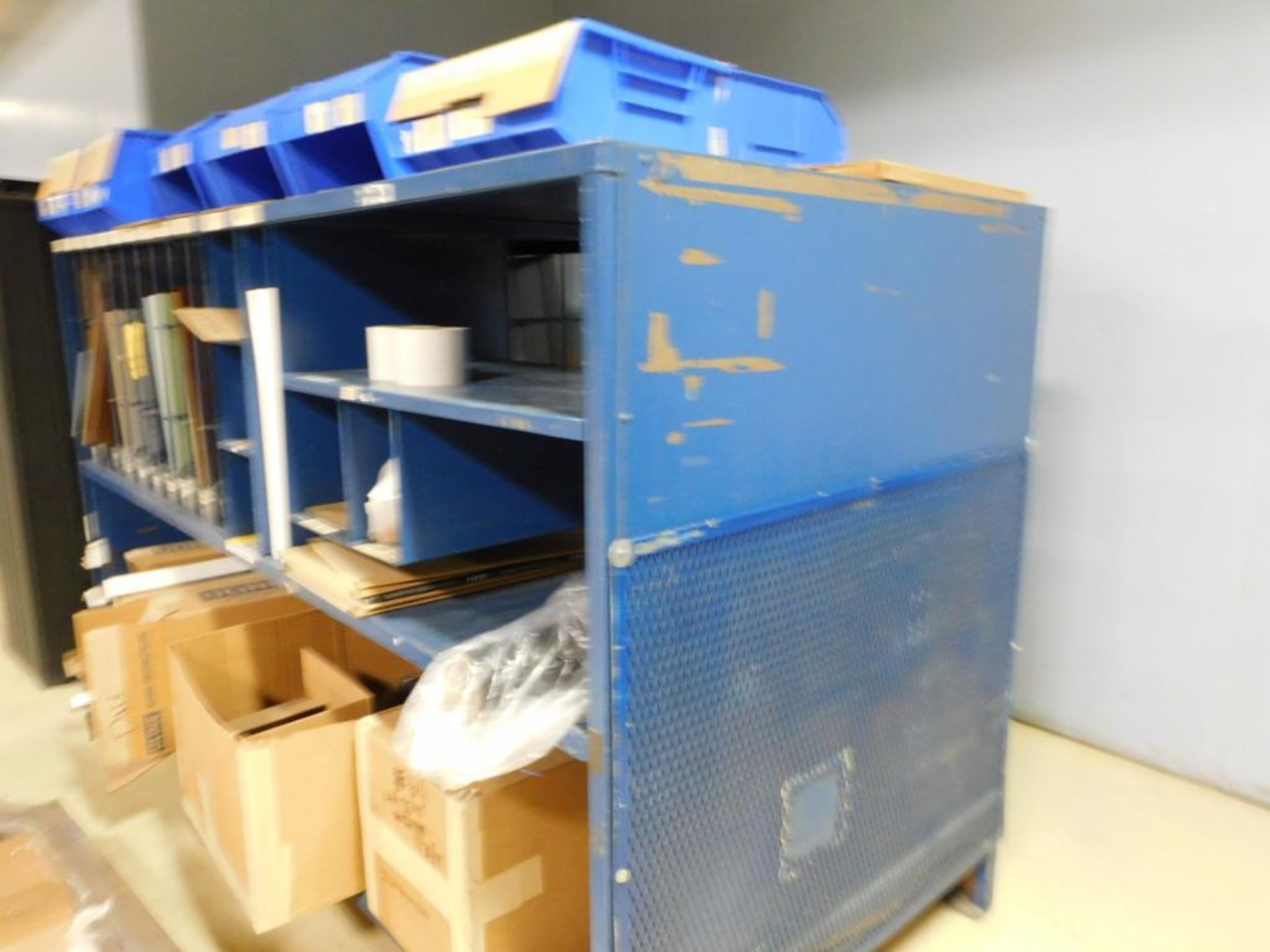 LOT: Shipping Supplies Including (1) 6-Drawer File Cabinet, (1) Storage Cabinet, (1) Metal Storage R - Image 3 of 3