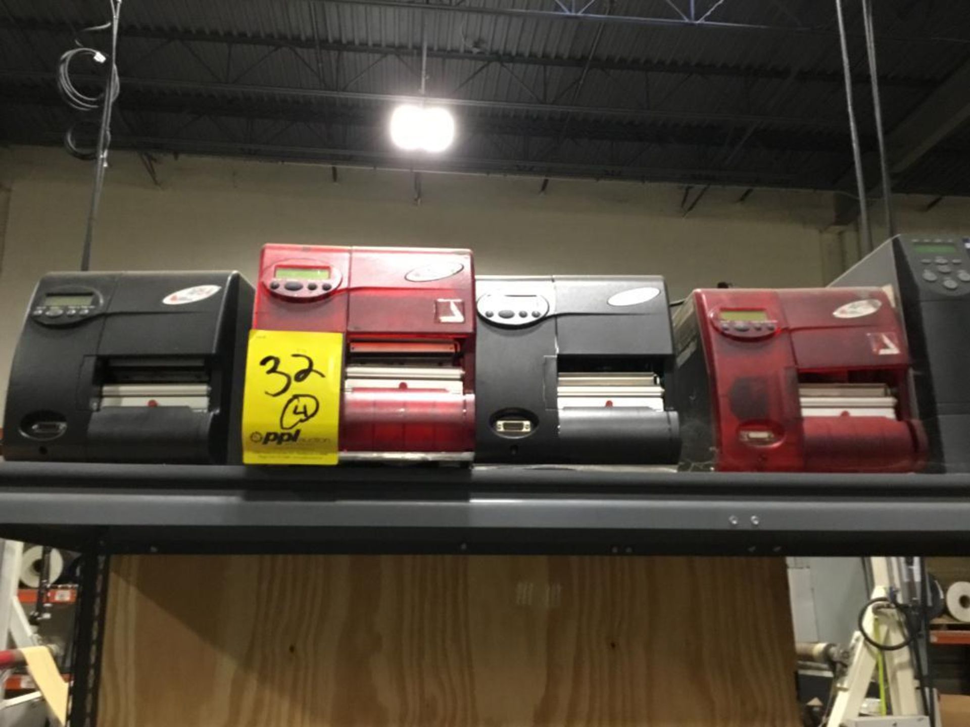 LOT: (4) Avery Dennison AP5.4 Bar Code Label Printers w/ PC, Stand and (4) Additional Spare Printers - Image 5 of 5