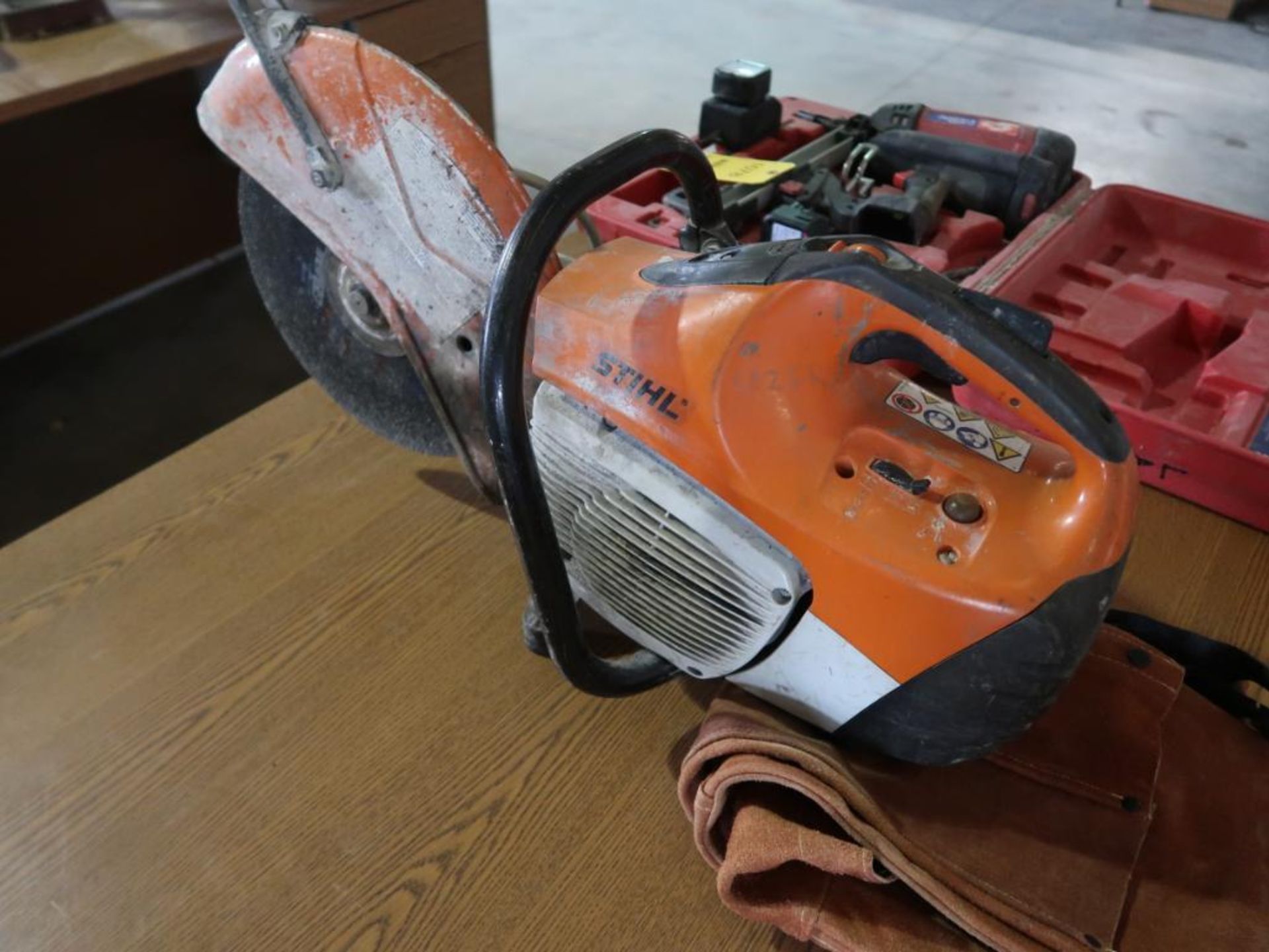 Stihl Gas Powered Chop Saw Model TS420, including Chaps - Image 2 of 2
