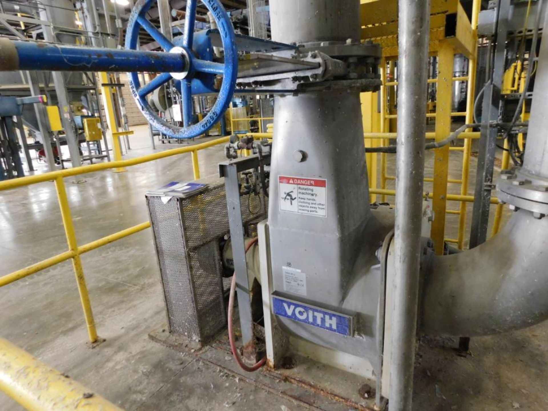 Meri/Voith Contaminex Pump Model CM20EP.16, S/N 02111 (2009), Carbon Steel, Driven by 125 HP, 230/ - Image 3 of 4