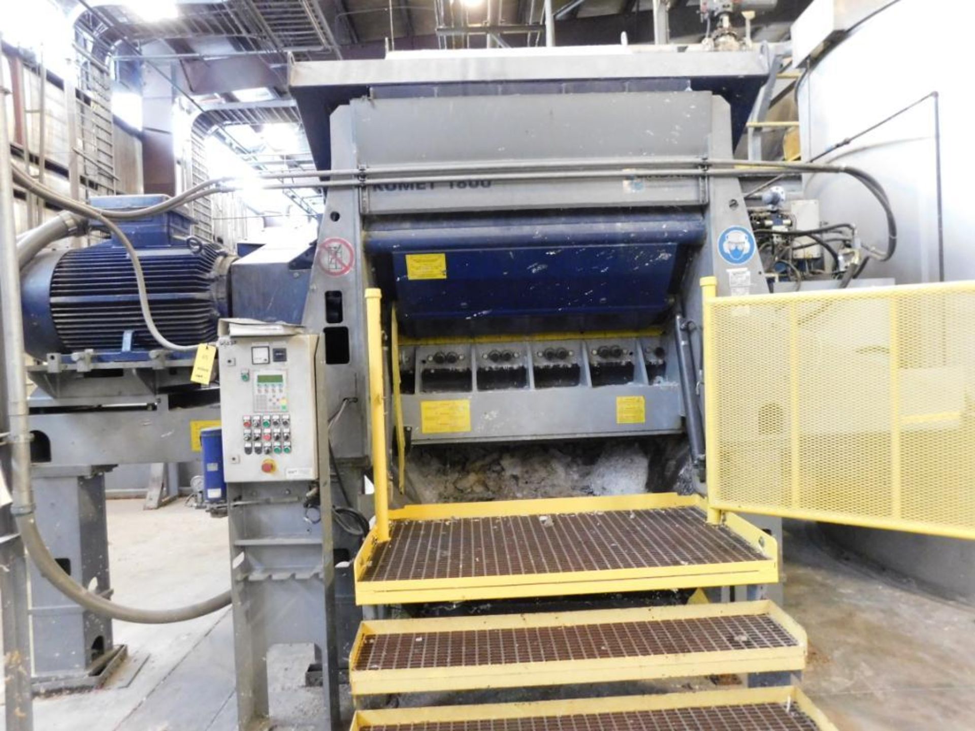 LOT: Shredder Line with Infeed & Outfeed Conveyors consisting of Lots #45, #46, #47, #48