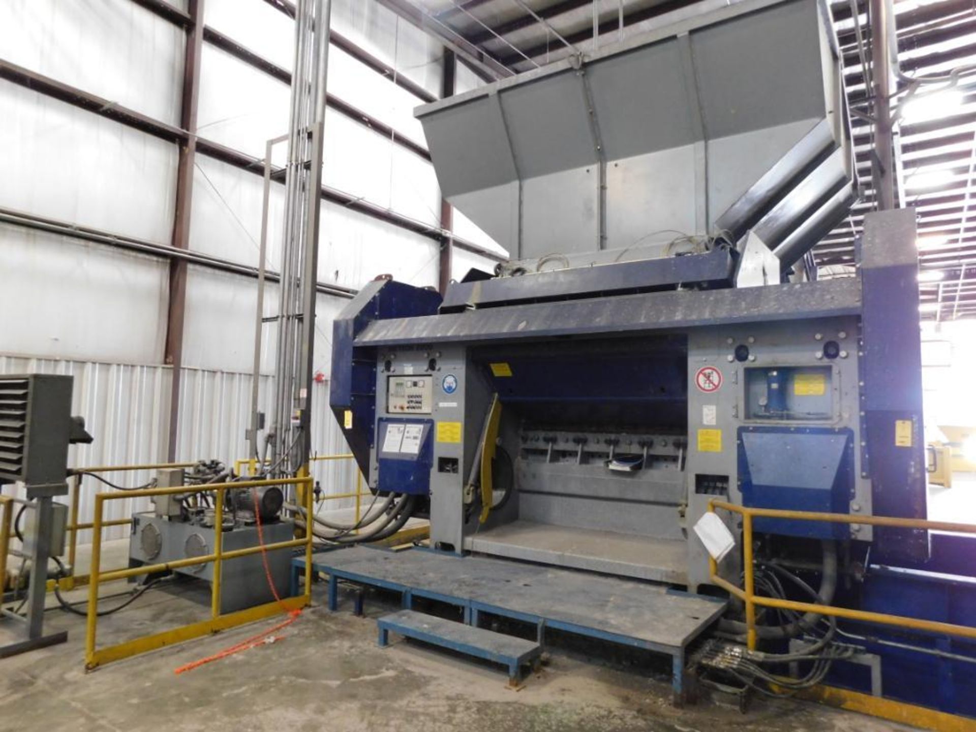 LOT: Shredder & Conveyor Line with Parts consisting of Lots #3, #4, #5, #6