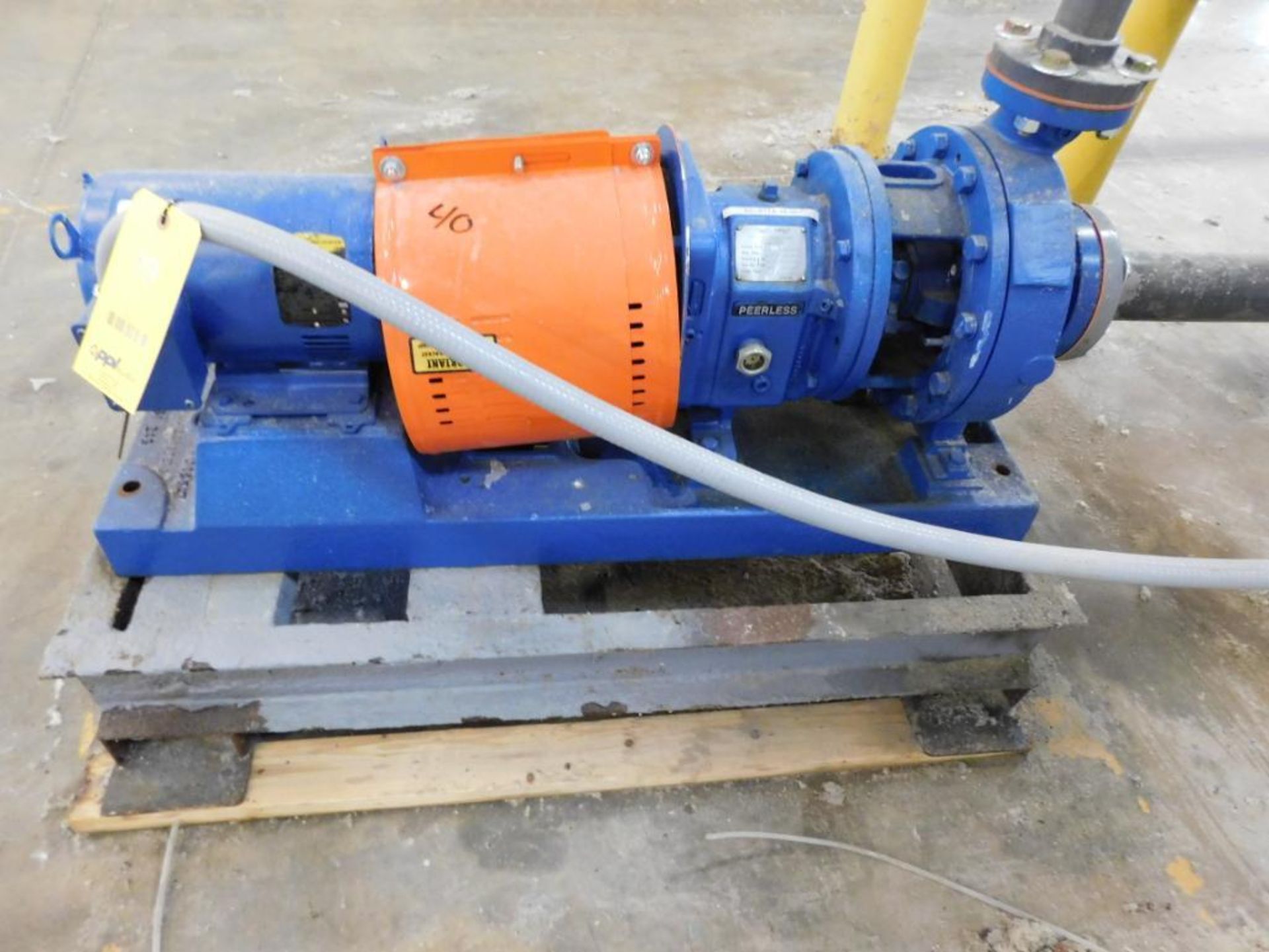 Peerless Pump Model 8196LTP, S/N 9927129186-10A (2017), Carbon Steel, Size 2-3/10, Driven by 3 HP,