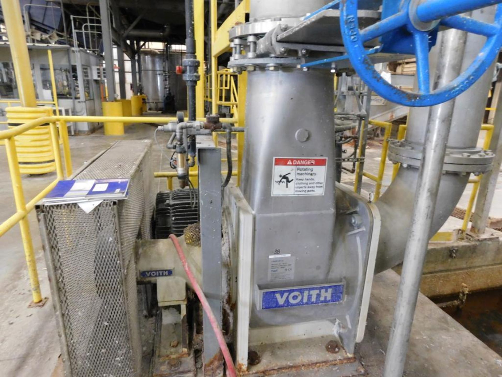 Meri/Voith Contaminex Pump Model CM20EP.16, S/N 02111 (2009), Carbon Steel, Driven by 125 HP, 230/