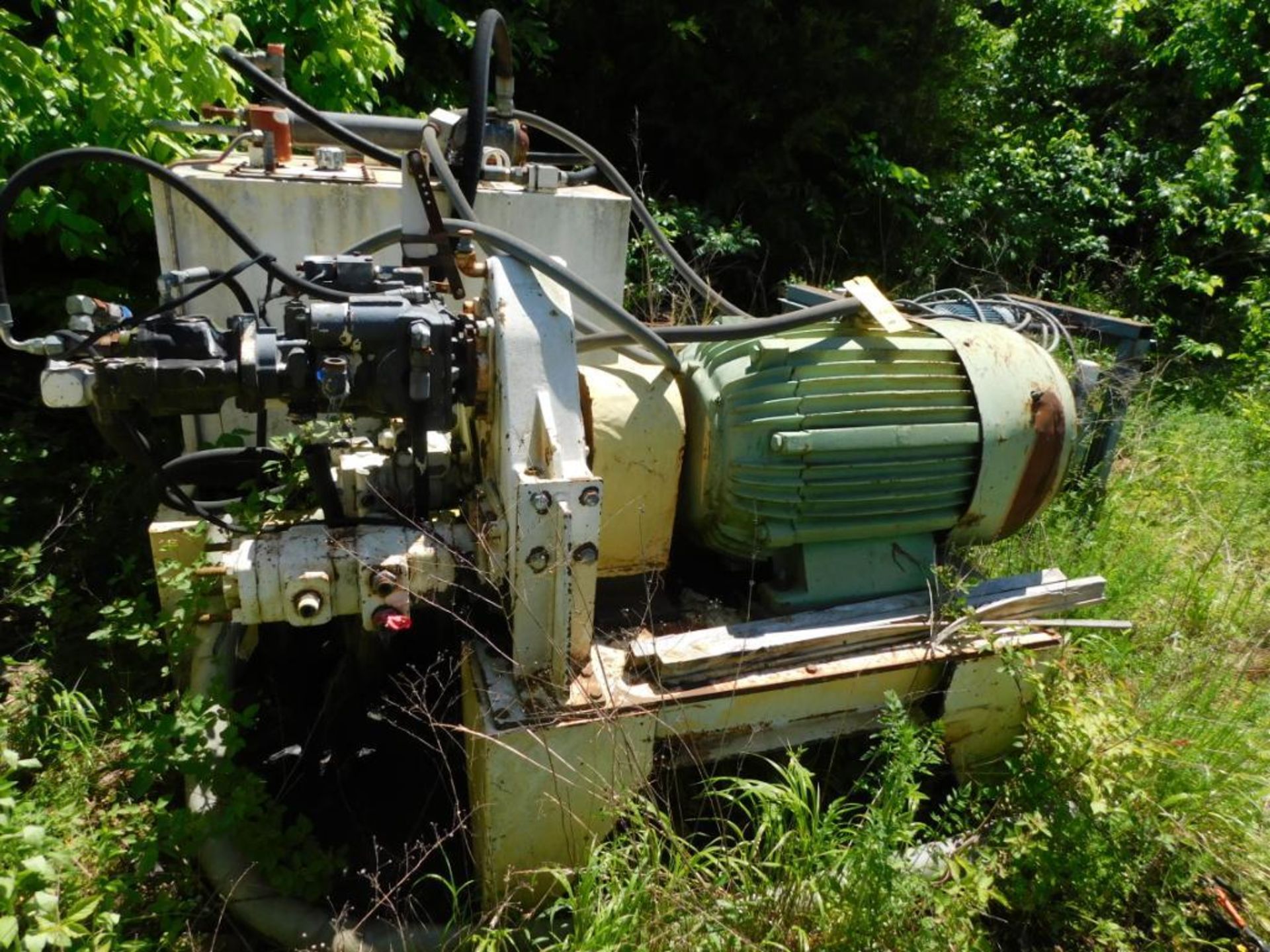 LOT: (3) Hydraulic Power Units - (2) 150 HP, (1) 15 HP (located at Lowell plant)