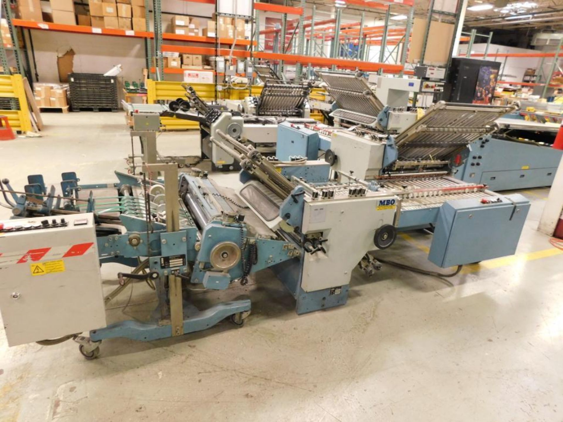 LOT: MBO Series B32S Perfection Series 32 in. x 52 in. 16-Page Continuous Feed Folder Consisting Of: - Image 6 of 6