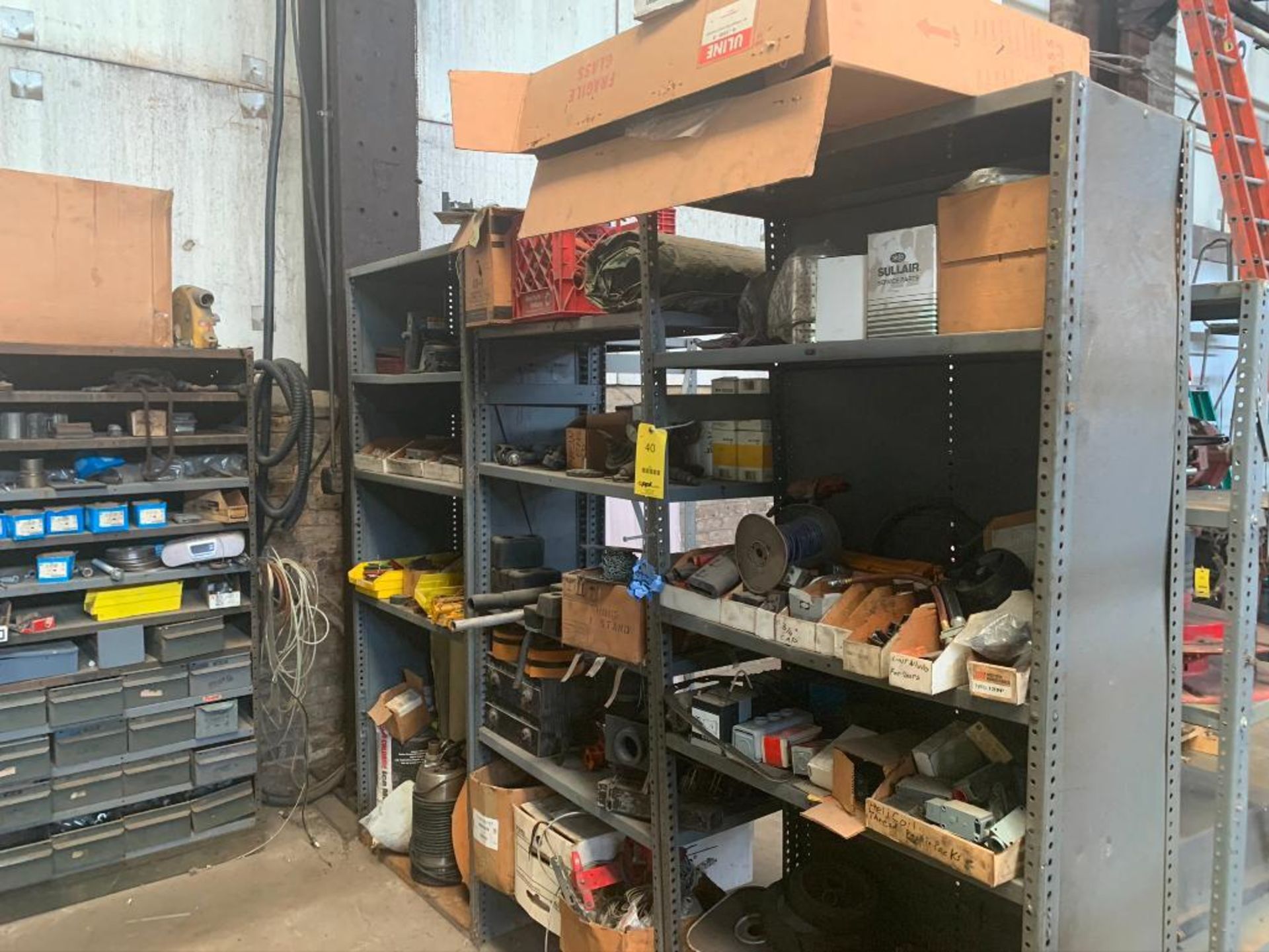 LOT: (5) Shelving Units, with Contents