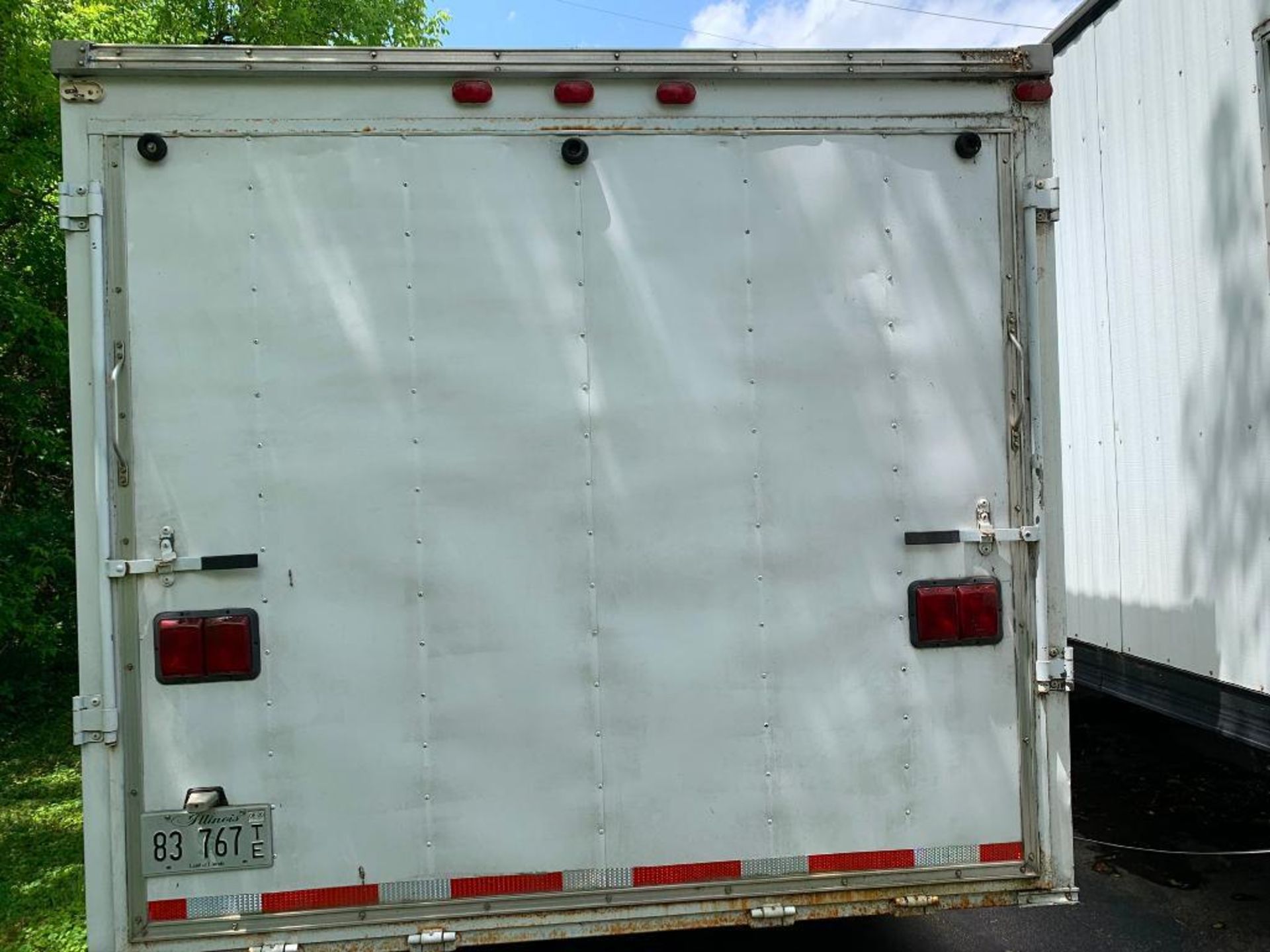 Approx. 45 ft. x 8 ft. Triple-Axle Gooseneck Trailer, Drop Rear Door, Tool Storage Chests, Lockers - Image 3 of 12