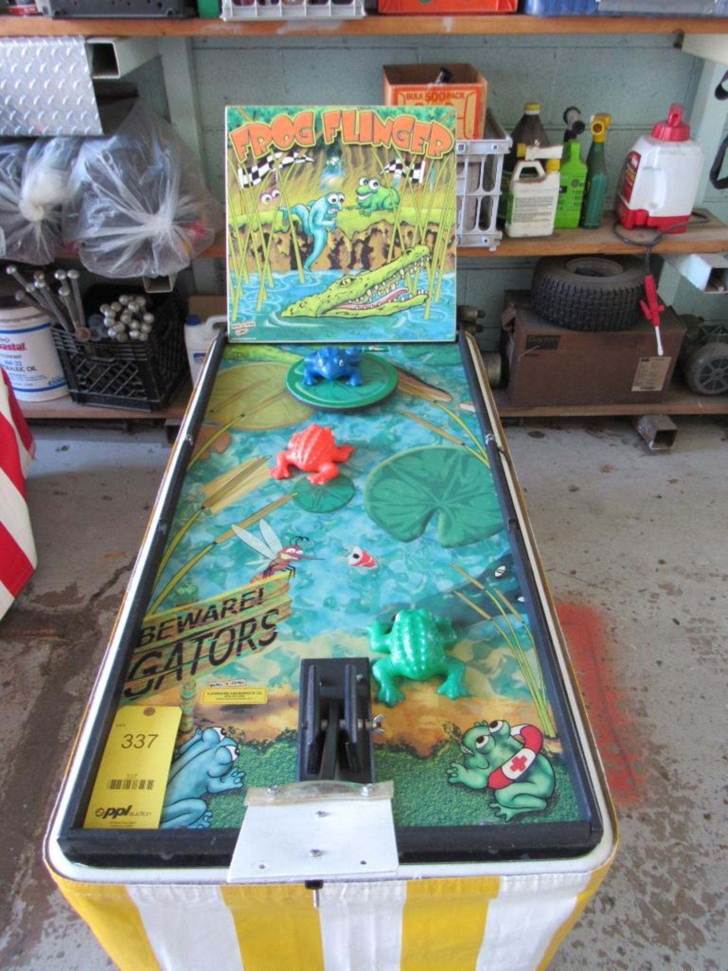 4 ft. Table Game Frog Flinger