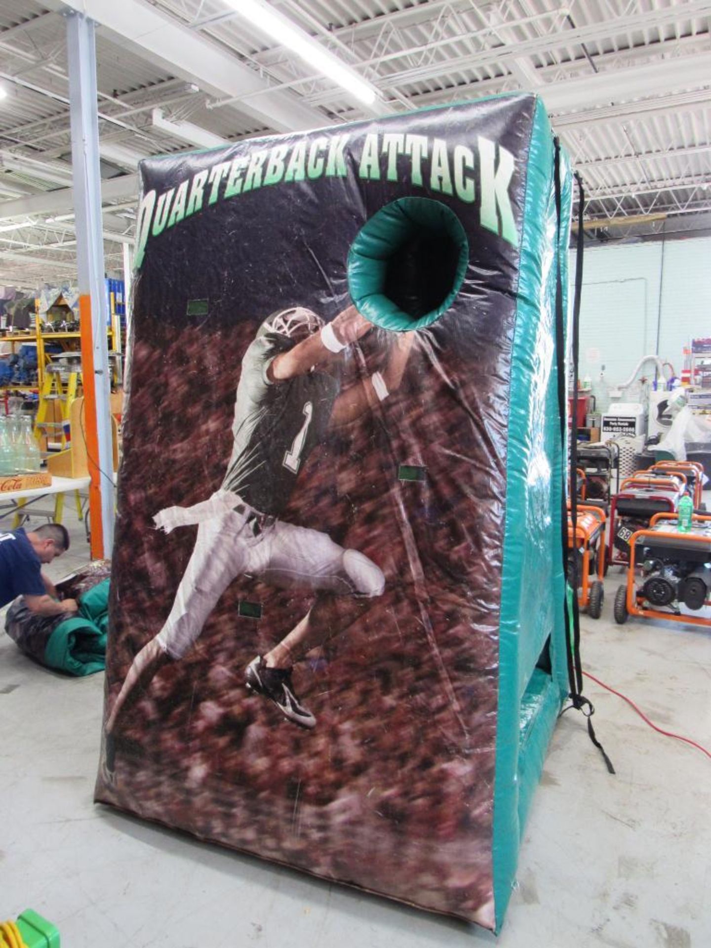 Quarter Back Attack Sports Cage w/.5 HP Blower