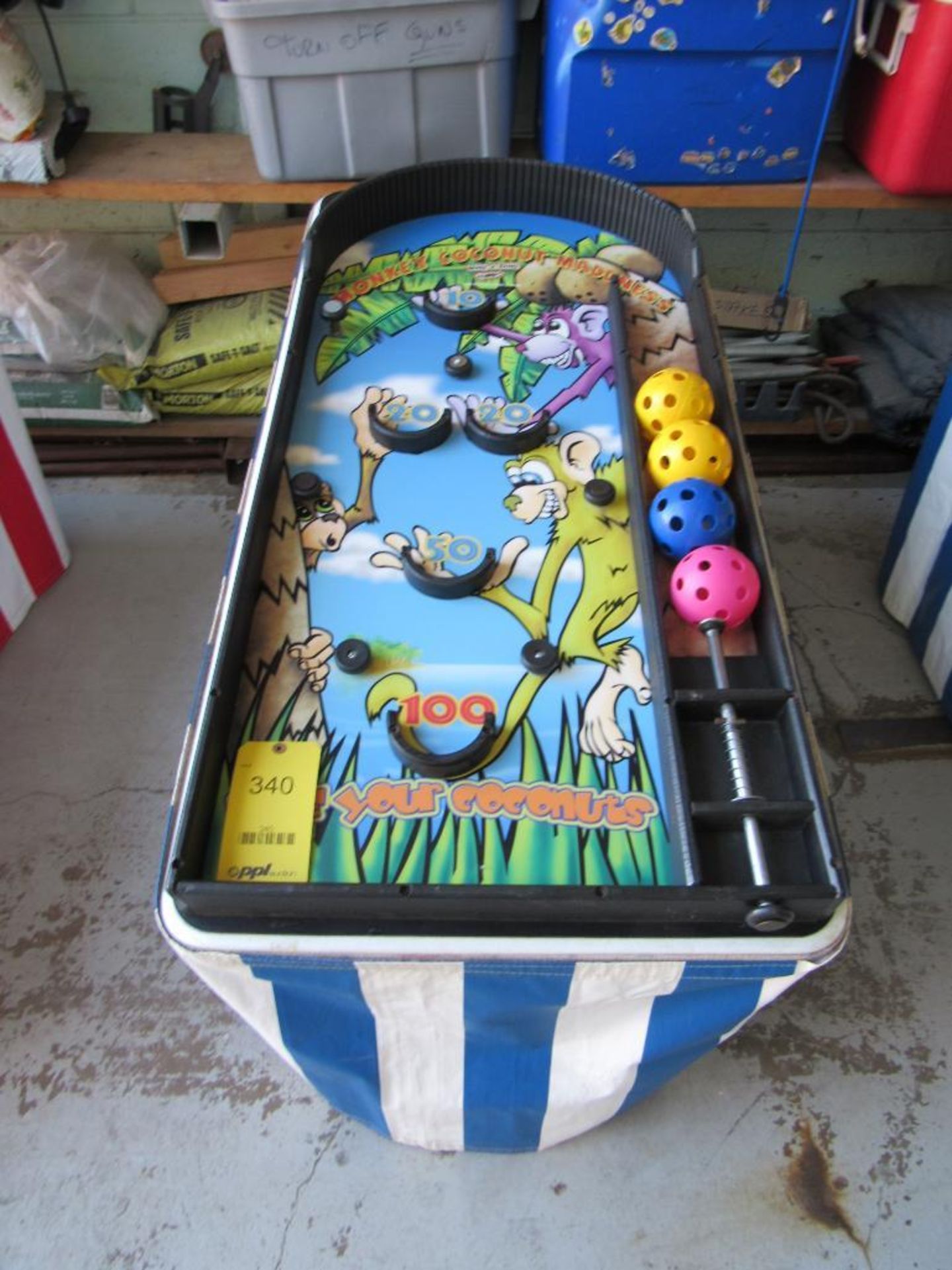 4 ft. Table Game Monkey Coconut Maddness