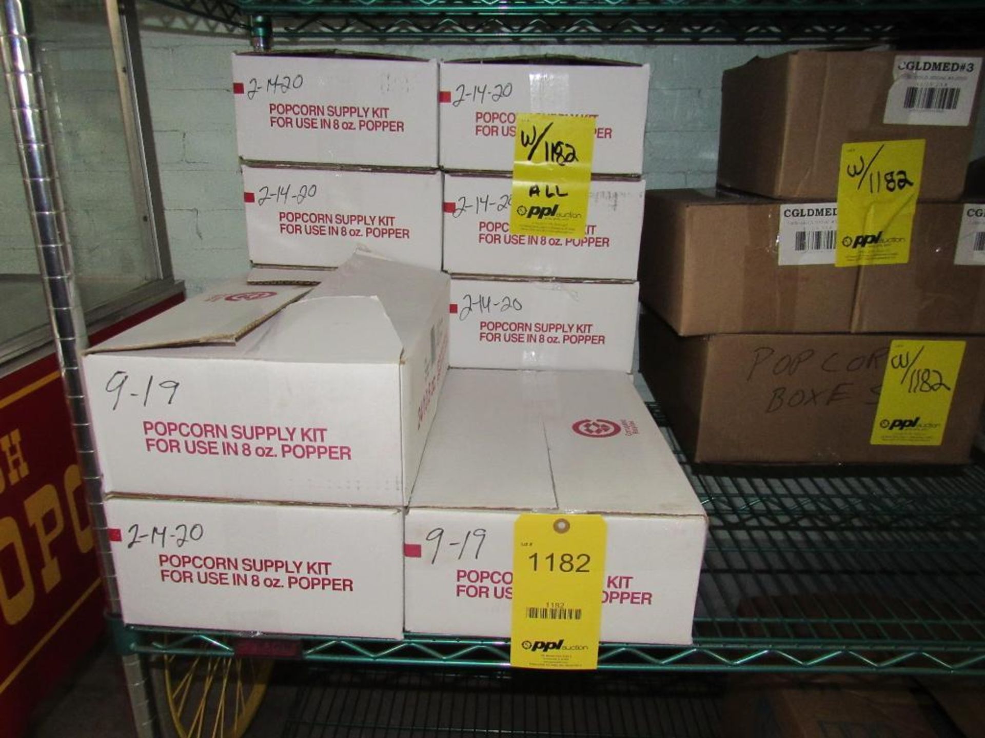 LOT: Popcorn Supplies, (11) Cases Popcorn, (3000) Bags, Popcorn Boxes - Image 6 of 8