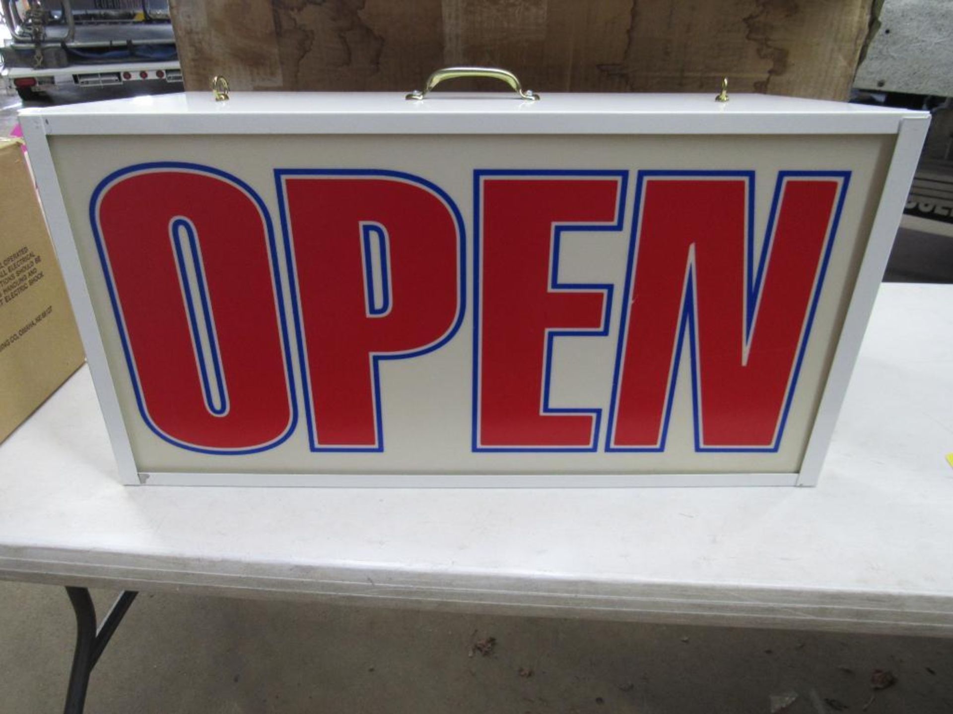 Electric OPEN Sign