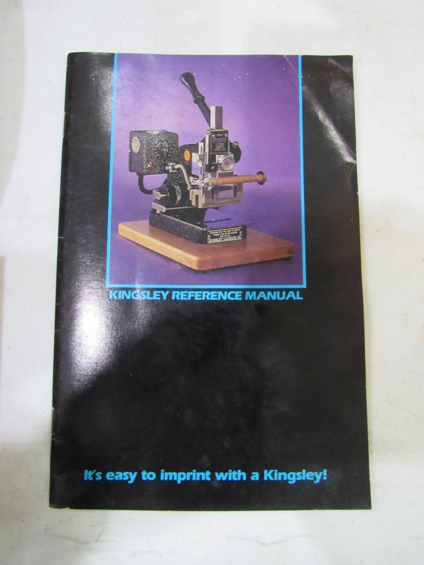 KINGSLEY Imprinter w/Stamps - Image 4 of 8