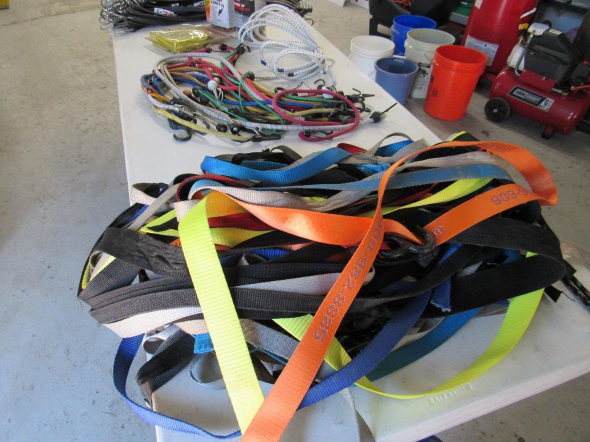 LOT: Large Quantity of Bungee Cords and Straps - Image 6 of 6