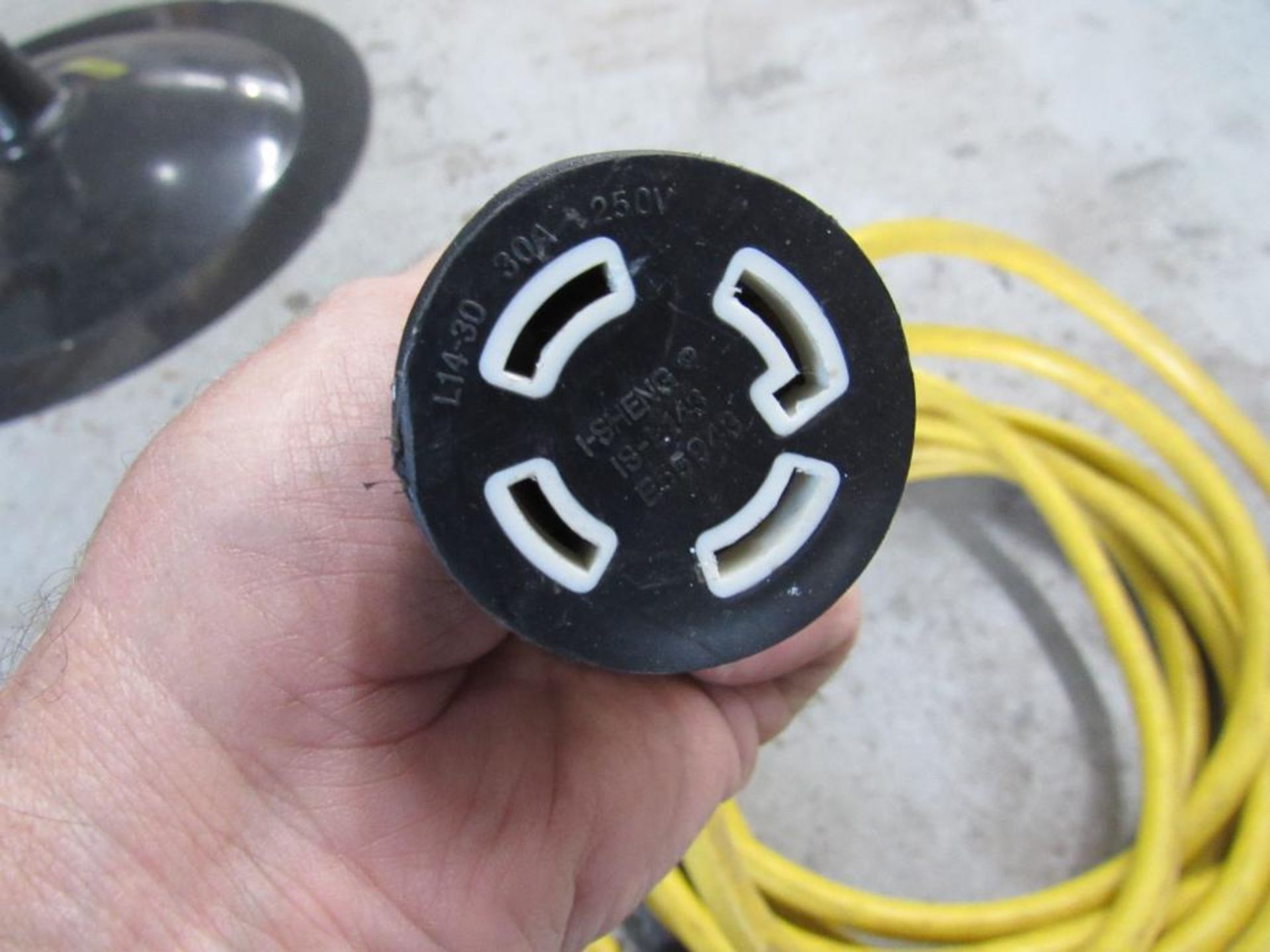 LOT: (2) 30 amp Twist Lock Generator Cords - Image 4 of 5