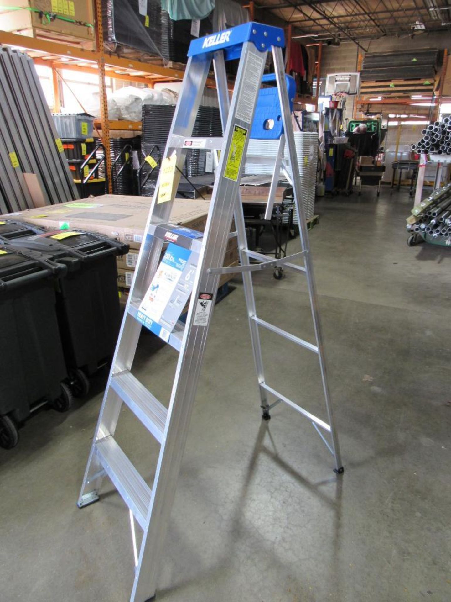 KELLER 6 ft. Aluminum A-Frame Ladder - Image 2 of 3