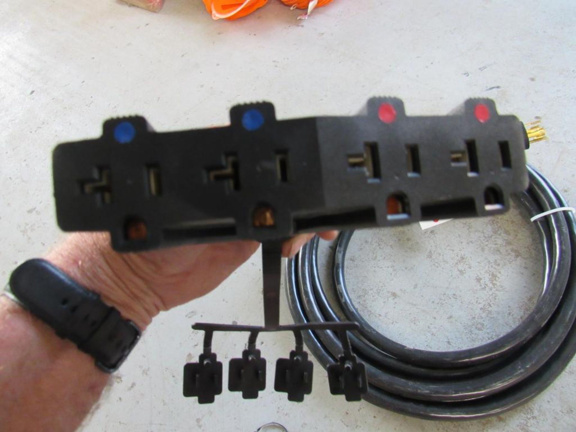 LOT: (2) 30 amp Twist Lock Generator Cords - Image 3 of 3