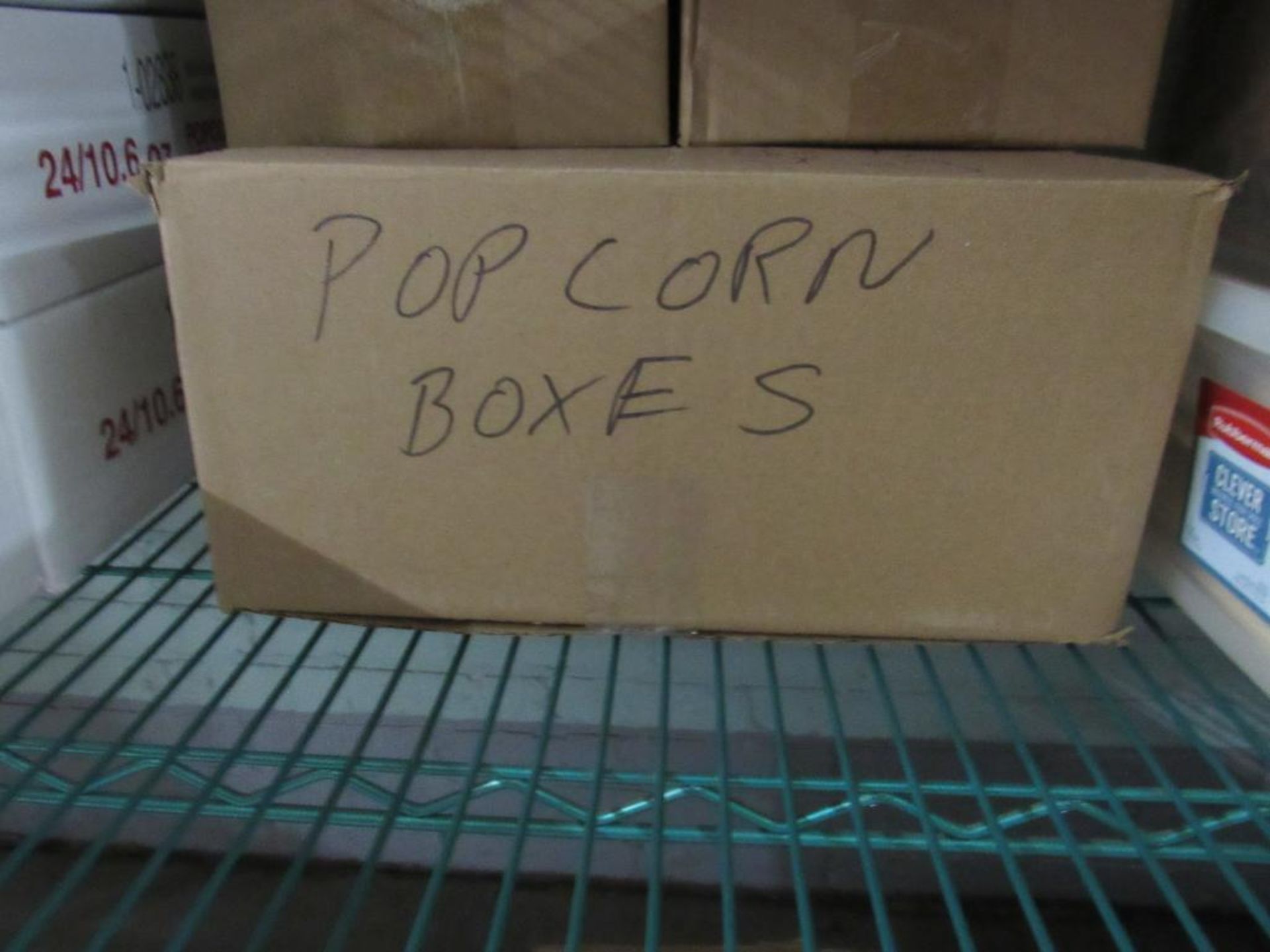 LOT: Popcorn Supplies, (11) Cases Popcorn, (3000) Bags, Popcorn Boxes - Image 3 of 8