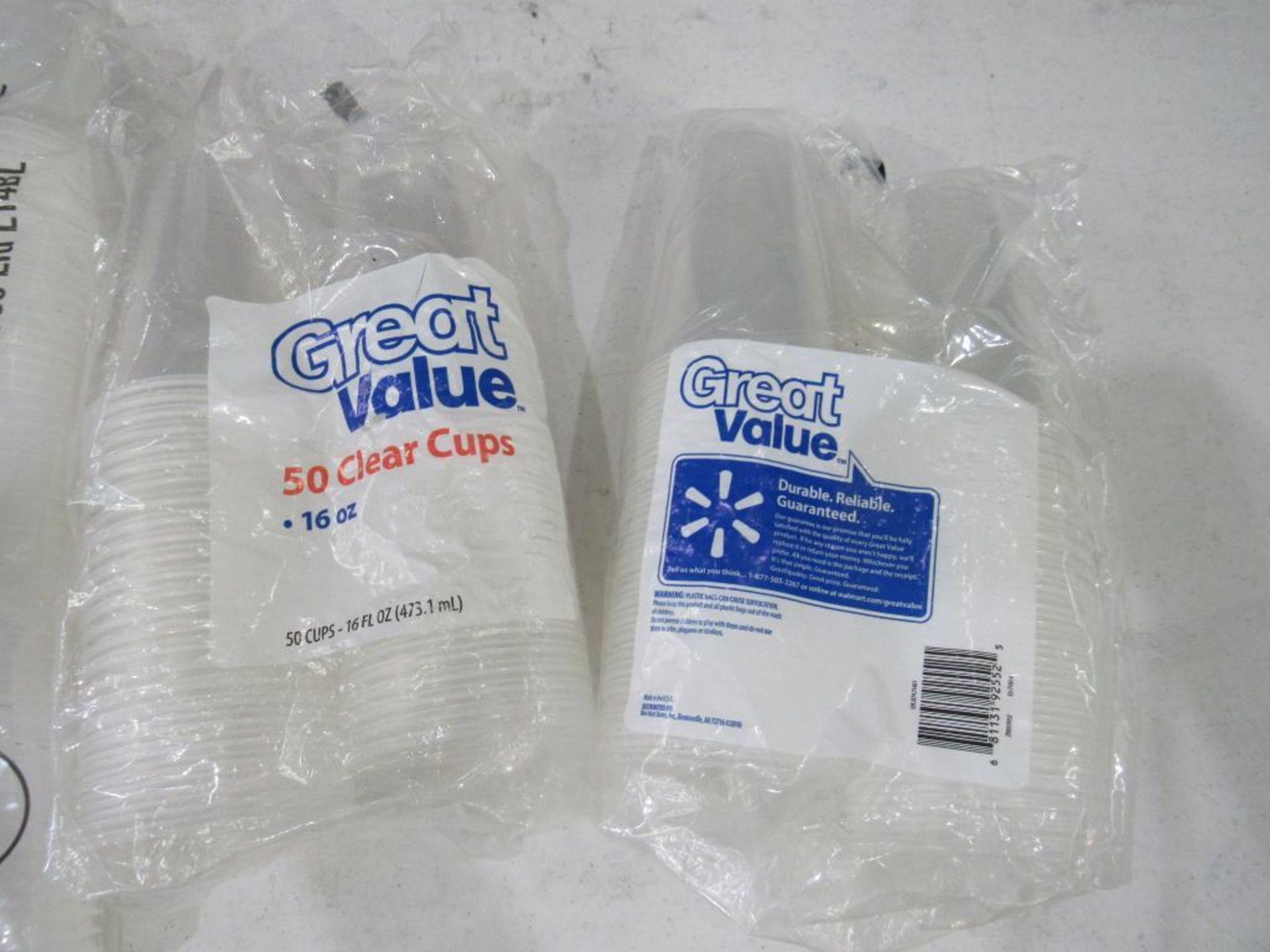LOT: (1000) Approximately Plastic Cups - Image 2 of 3