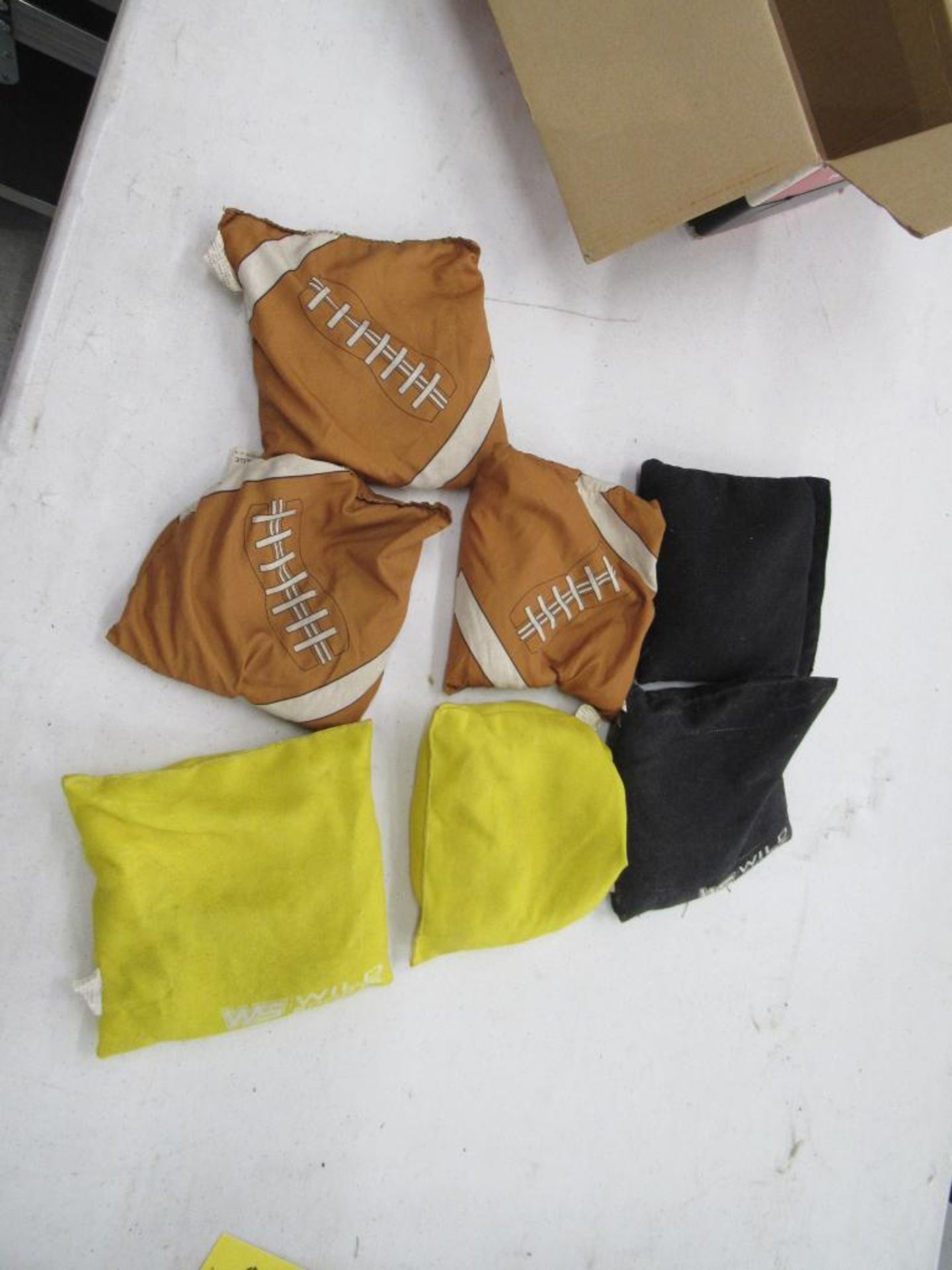 LOT: Box of (12) Potato Sacks, Bean Bags, 3-Leg Race Sets, Egg Spoon Game - Image 7 of 8