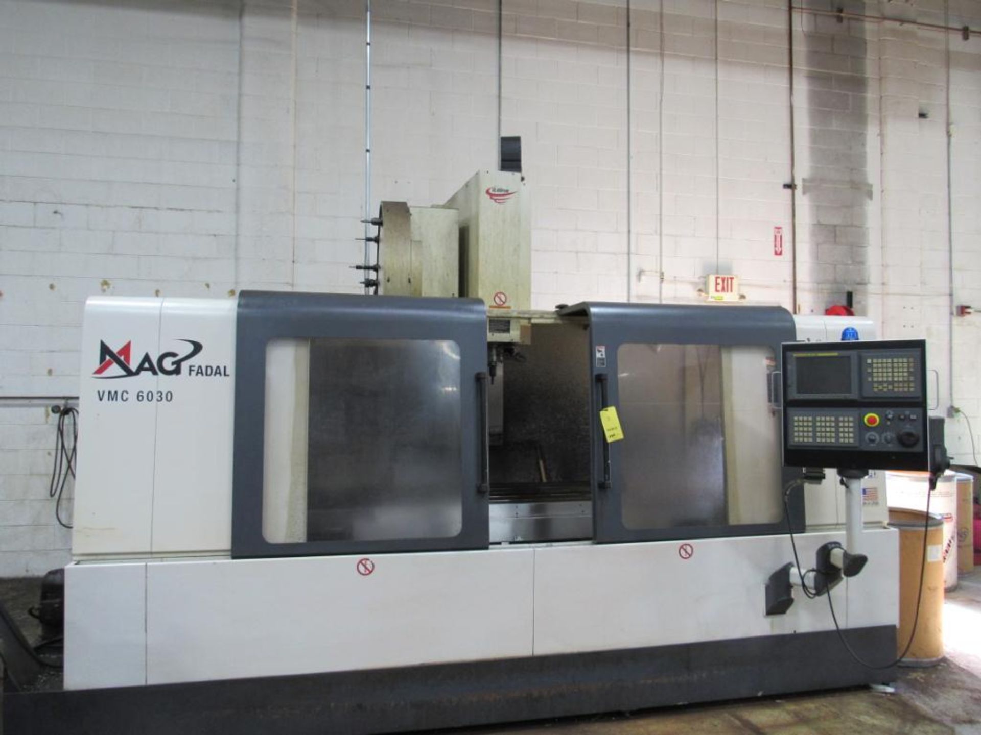 Mag Fadal CNC Vertical Machining Center Model VMC 6030HT, S/N 012007121338 (2008), 30 in. x 62 in. W