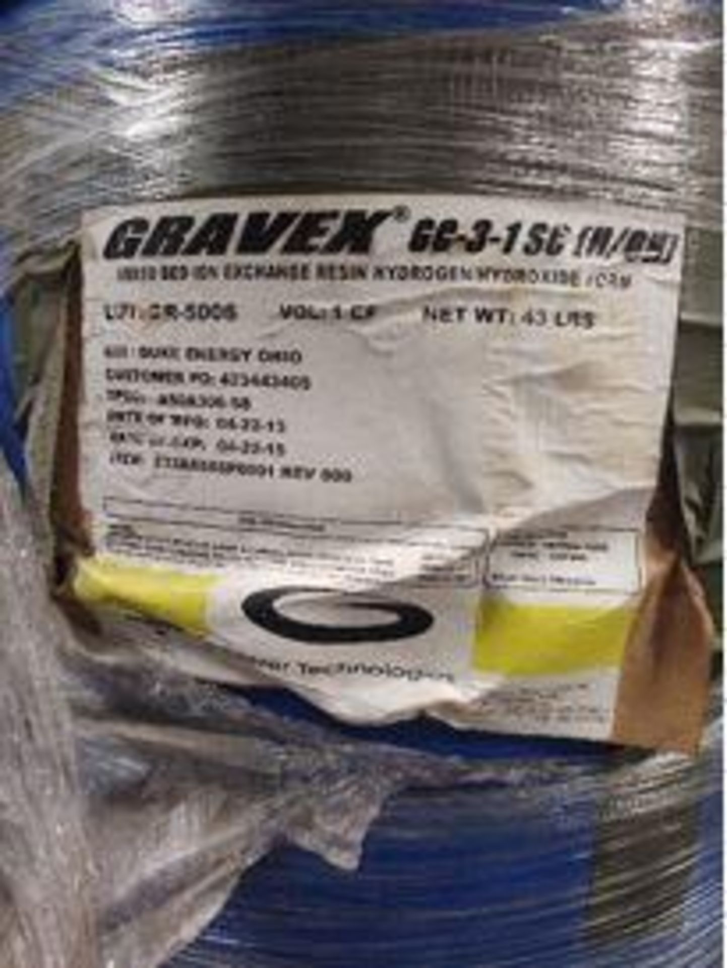 Ion Exchange Mixbed Resin 43 lbs., New - Old Stock
