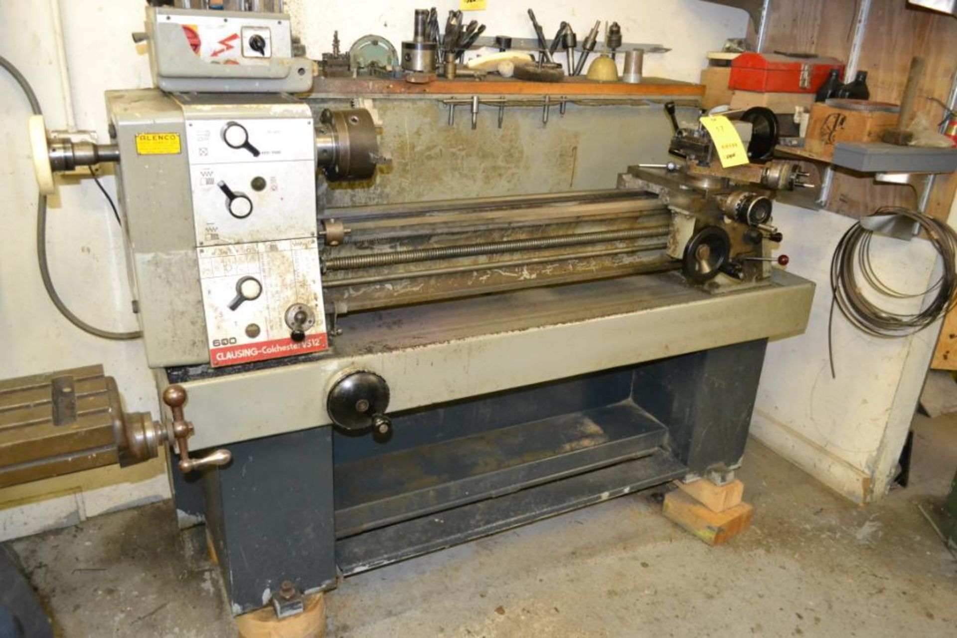 Clausing Colchester 12 in. x 42 in. Geared Head Engine Lathe Model VS12IN, S/N 23-0003/00301DD, 3-Ja