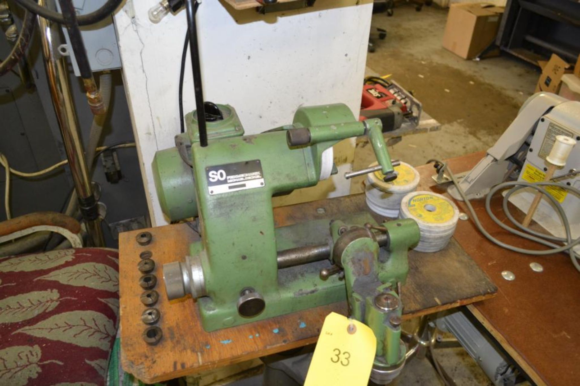 Feinmechanik/Deckel Model SO Tool & Cutter Grinder, S/N 85-22