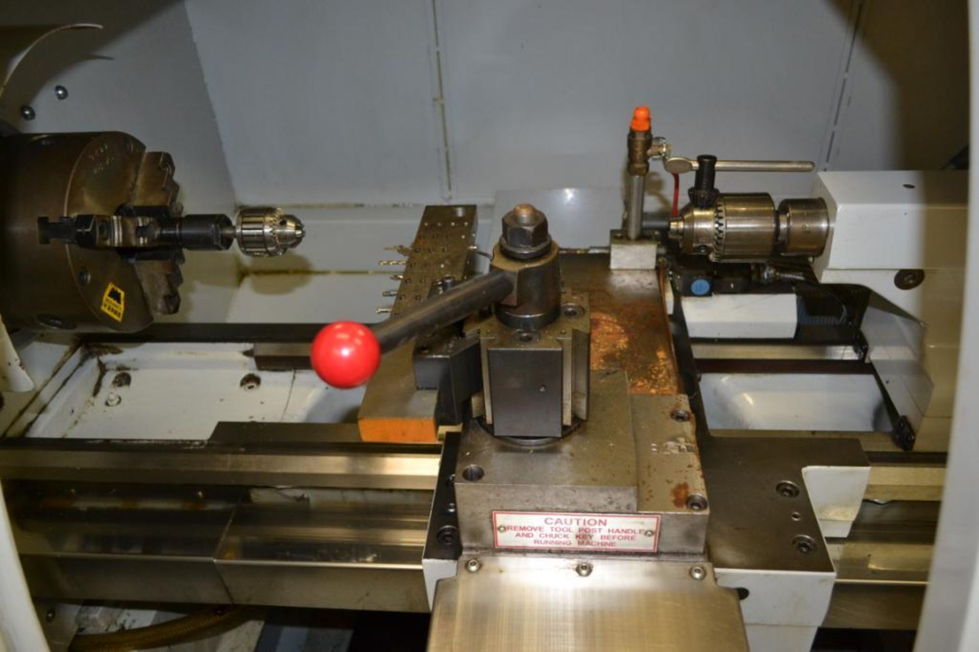 Milltronics CNC Lathe Model ML15, S/N 7910 (2004), 4-Position Tool Post with 8-Position Straight Too - Image 2 of 3